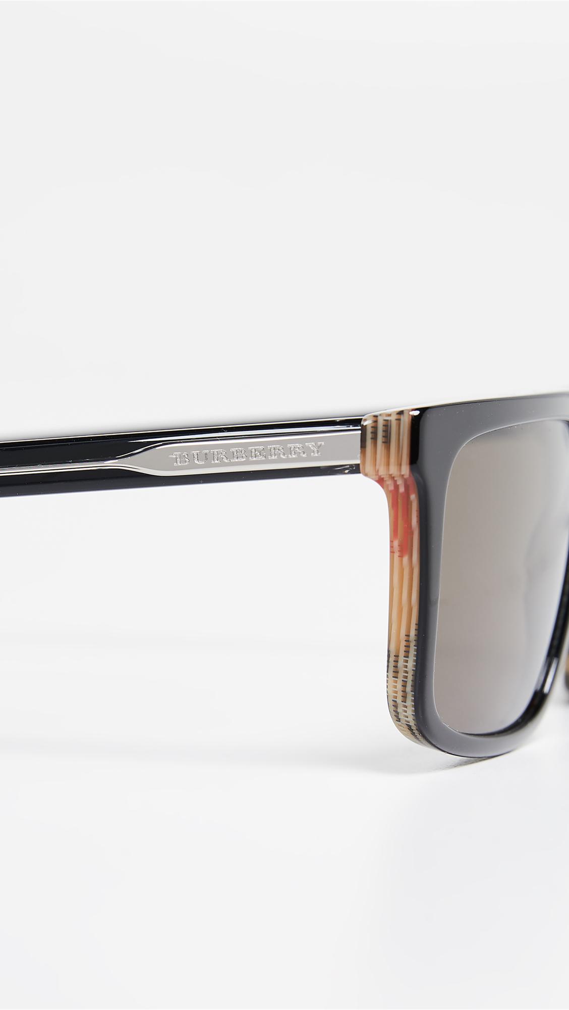 burberry flat top sunglasses