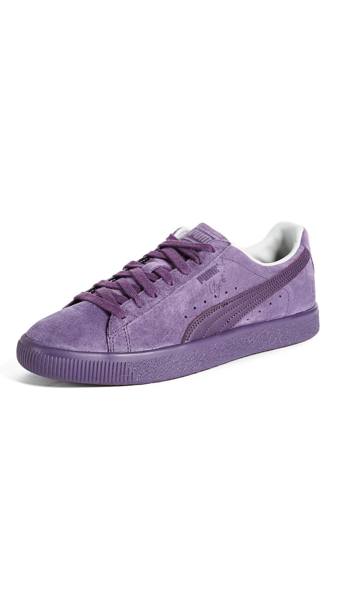 Puma Select Suede Clyde Normcore Sneakers in Purple for Men - Lyst
