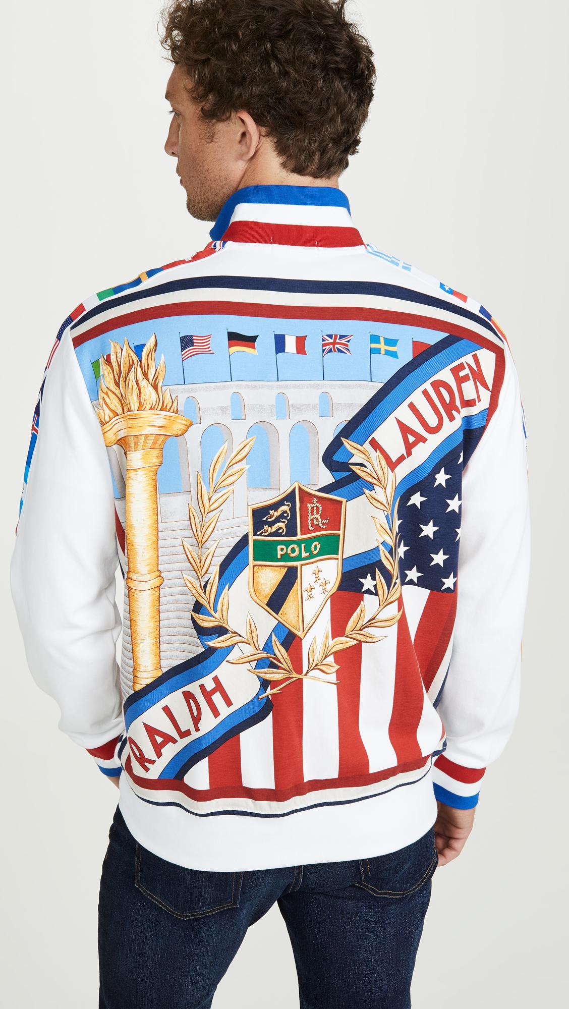 Download Polo Ralph Lauren Cotton Chariots Olympic Crest Track ...
