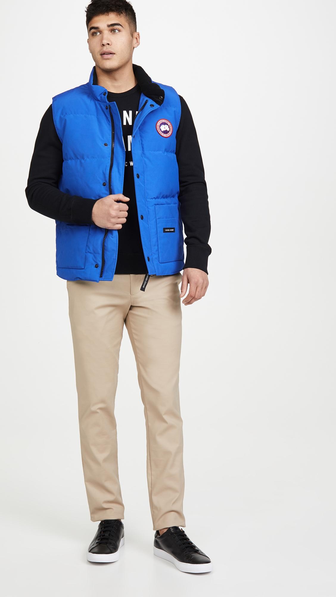 Canada Goose Goose Freestyle Padded Gilet in Blue for Men - Lyst