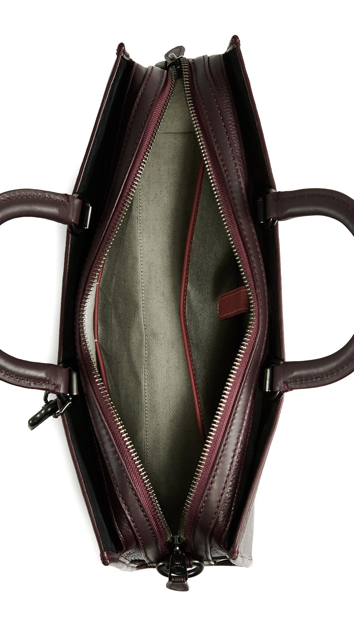 COACH Leather Rogue Briefcase for Men Lyst