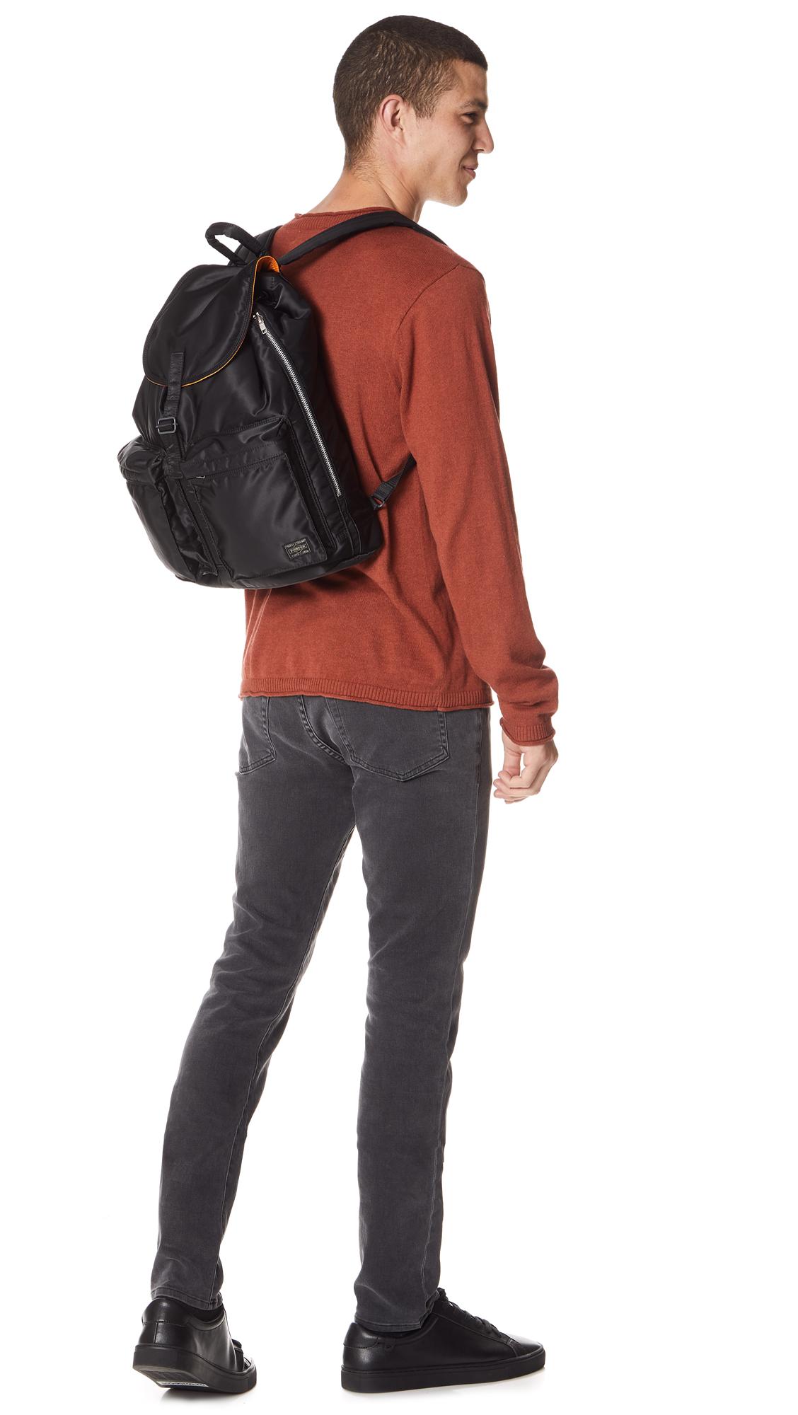 Porter Tanker Rucksack Backpack In Black For Men Lyst