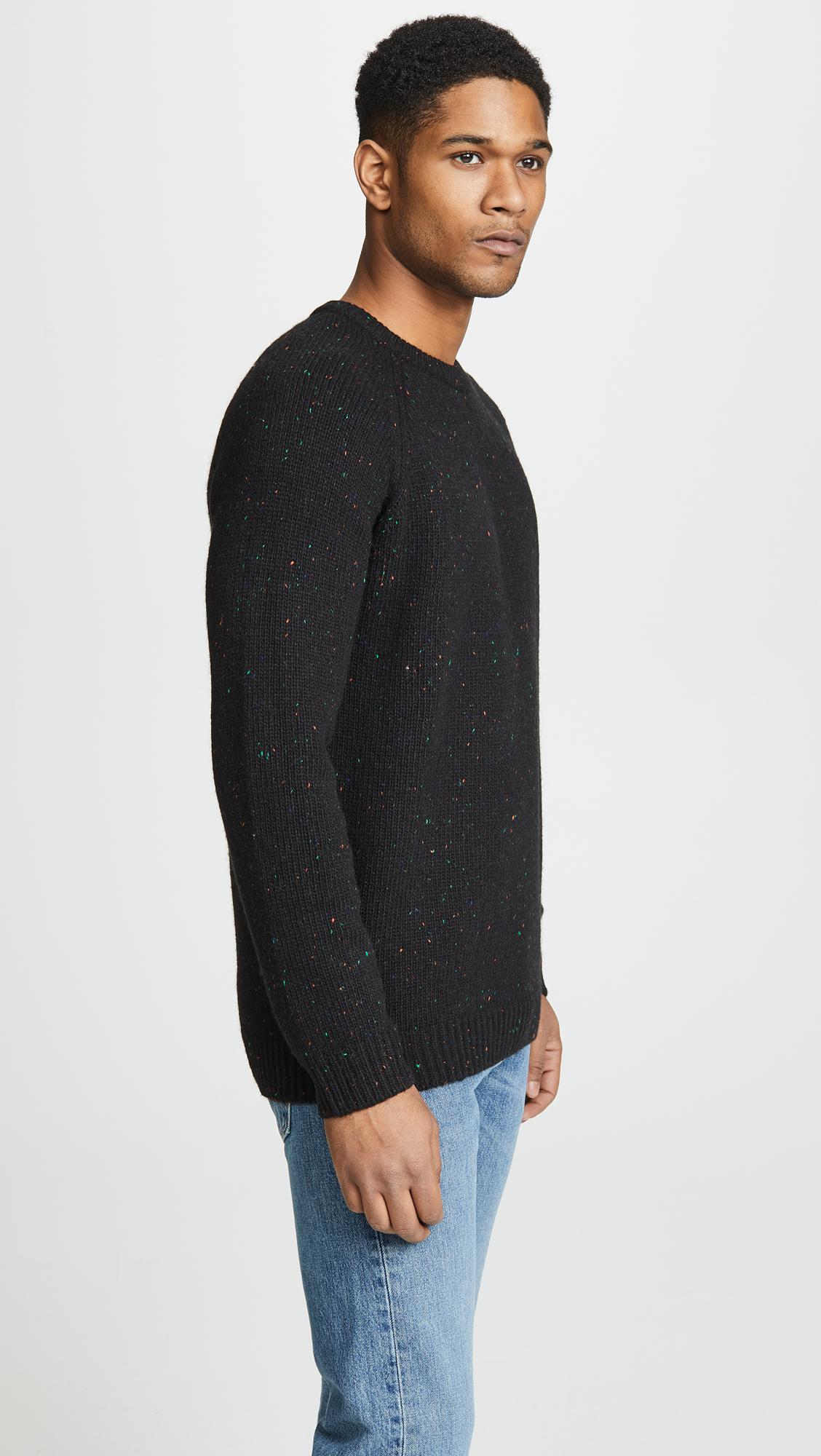 carhartt anglistic sweater black