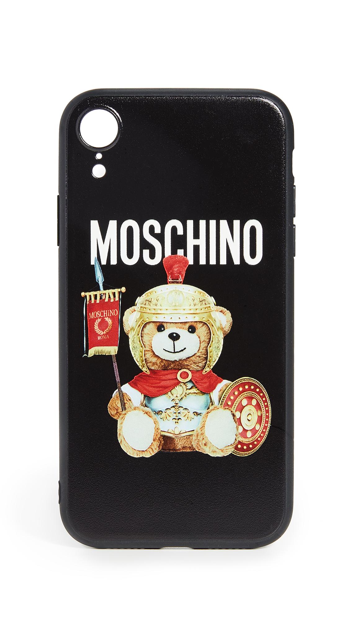 Moschino Roman Teddy Iphone Xr Case In Black For Men Lyst