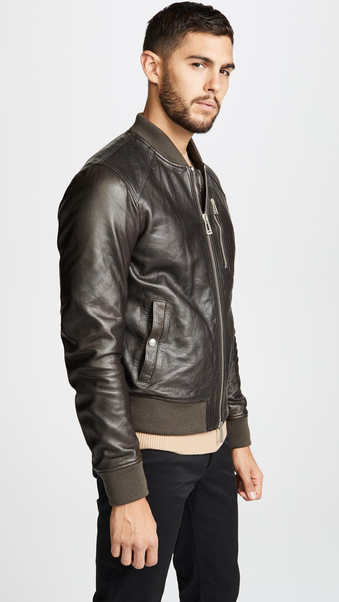 Belstaff Clenshaw Leather Jacket in Black for Men - Lyst