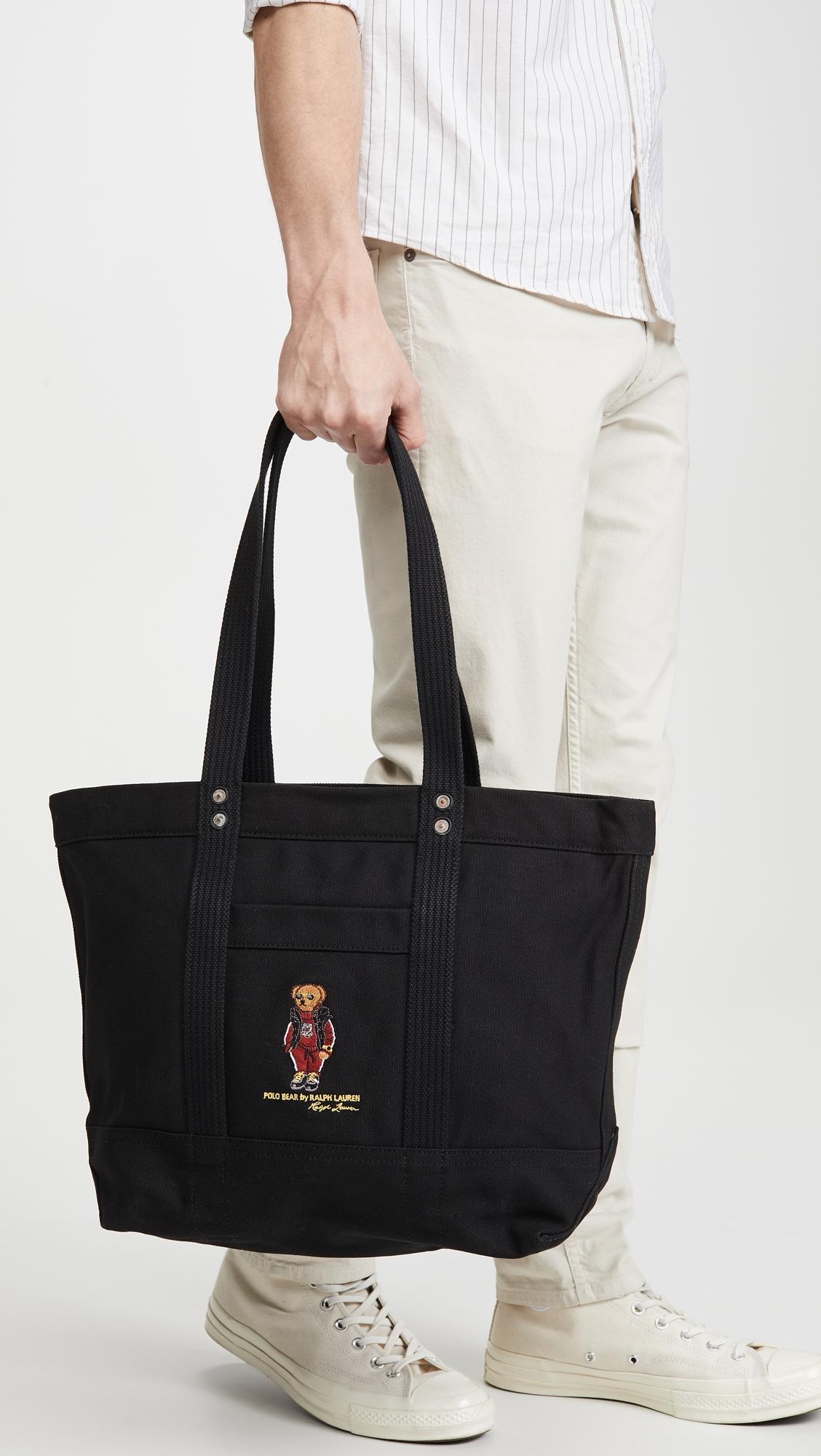 polo bear tote