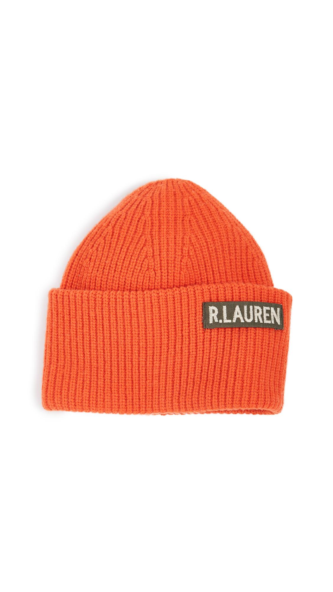 orange polo beanie