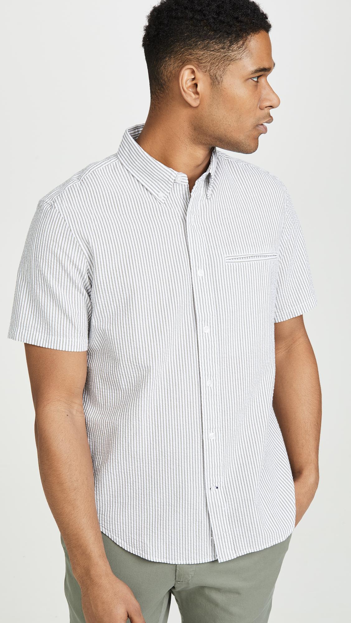 club monaco popover pocket shirt