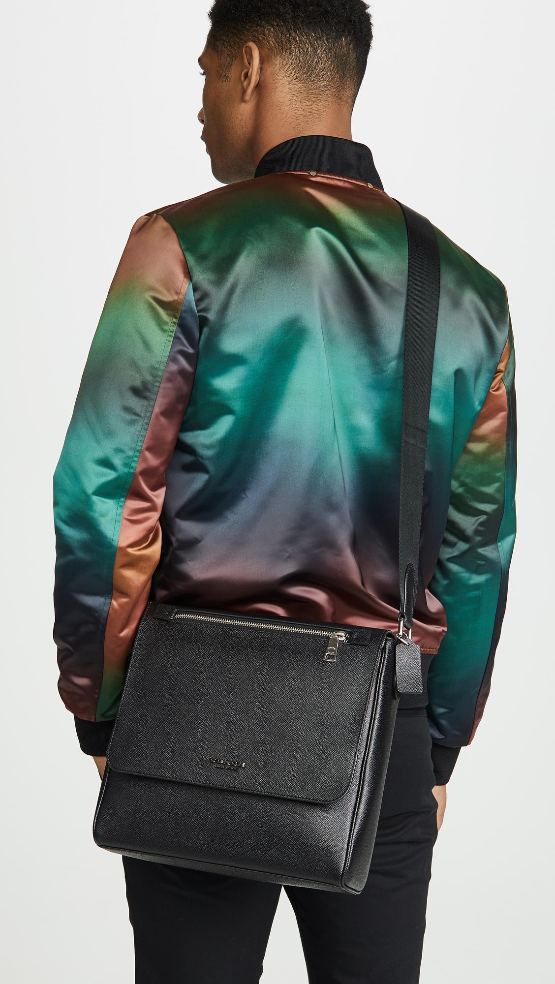 coach kennedy map bag