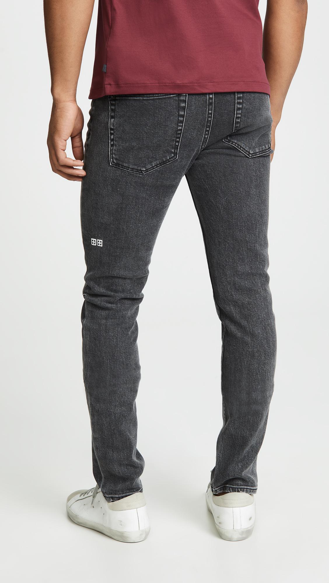 Ksubi Denim Chitch Pure Black Blazed Jeans for Men - Lyst