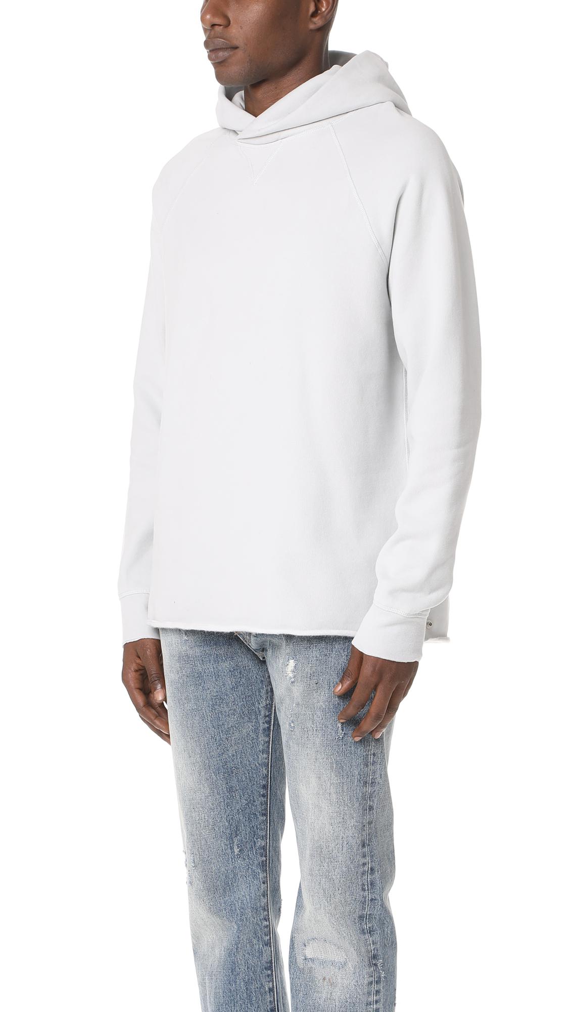 levis unhemmed hoodie