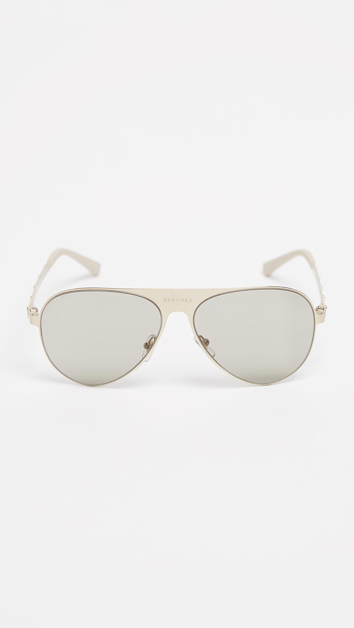 dark grey medusina pilot sunglasses