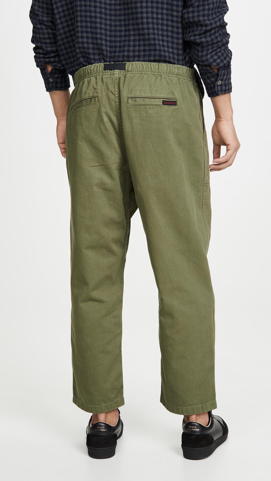 Gramicci loose tapered pants olive Clearance
