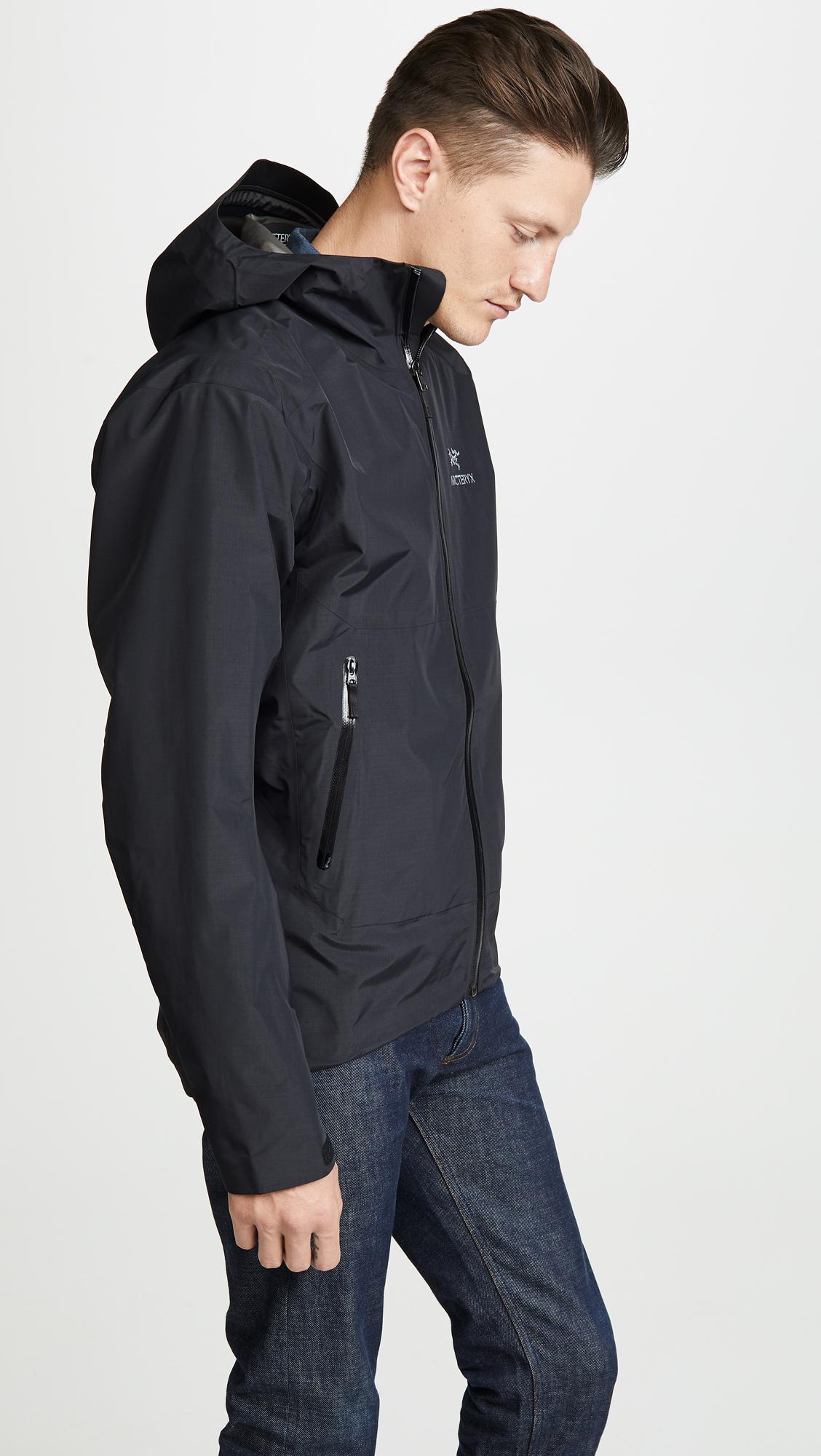 Arc Teryx Synthetic Zeta Sl Jacket In Black For Men Lyst