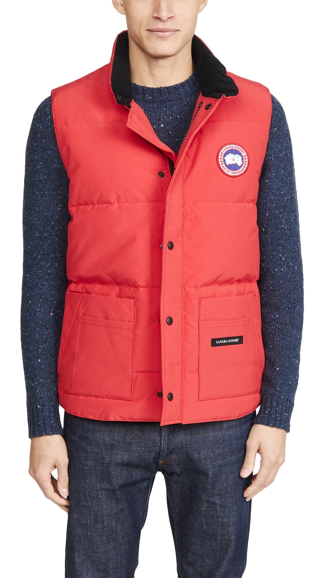 Canada Goose Goose Freestyle Crew Vest in Red for Men - Save 62% - Lyst