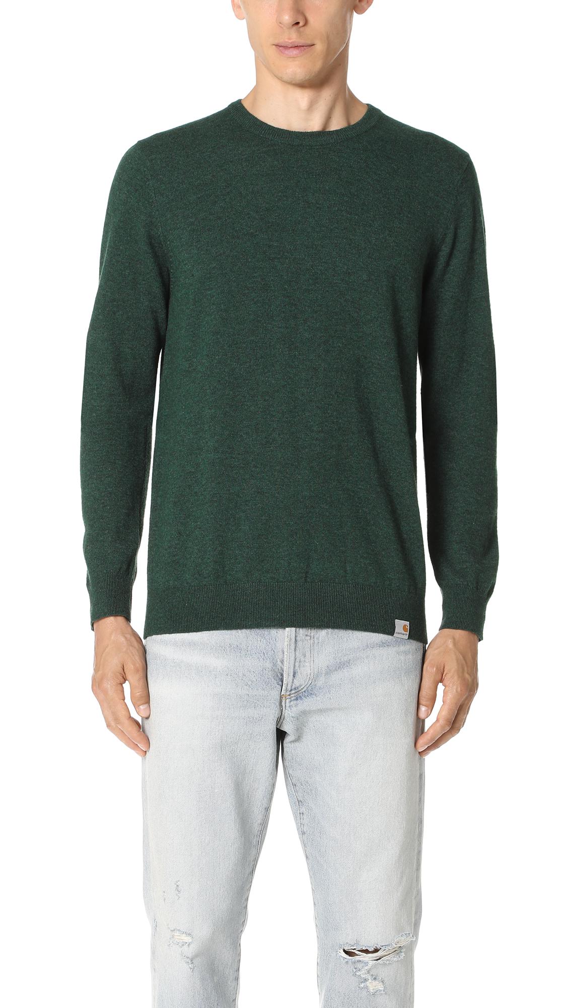 Carhartt WIP Synthetic Playoff Sweater in Green for Men - Lyst