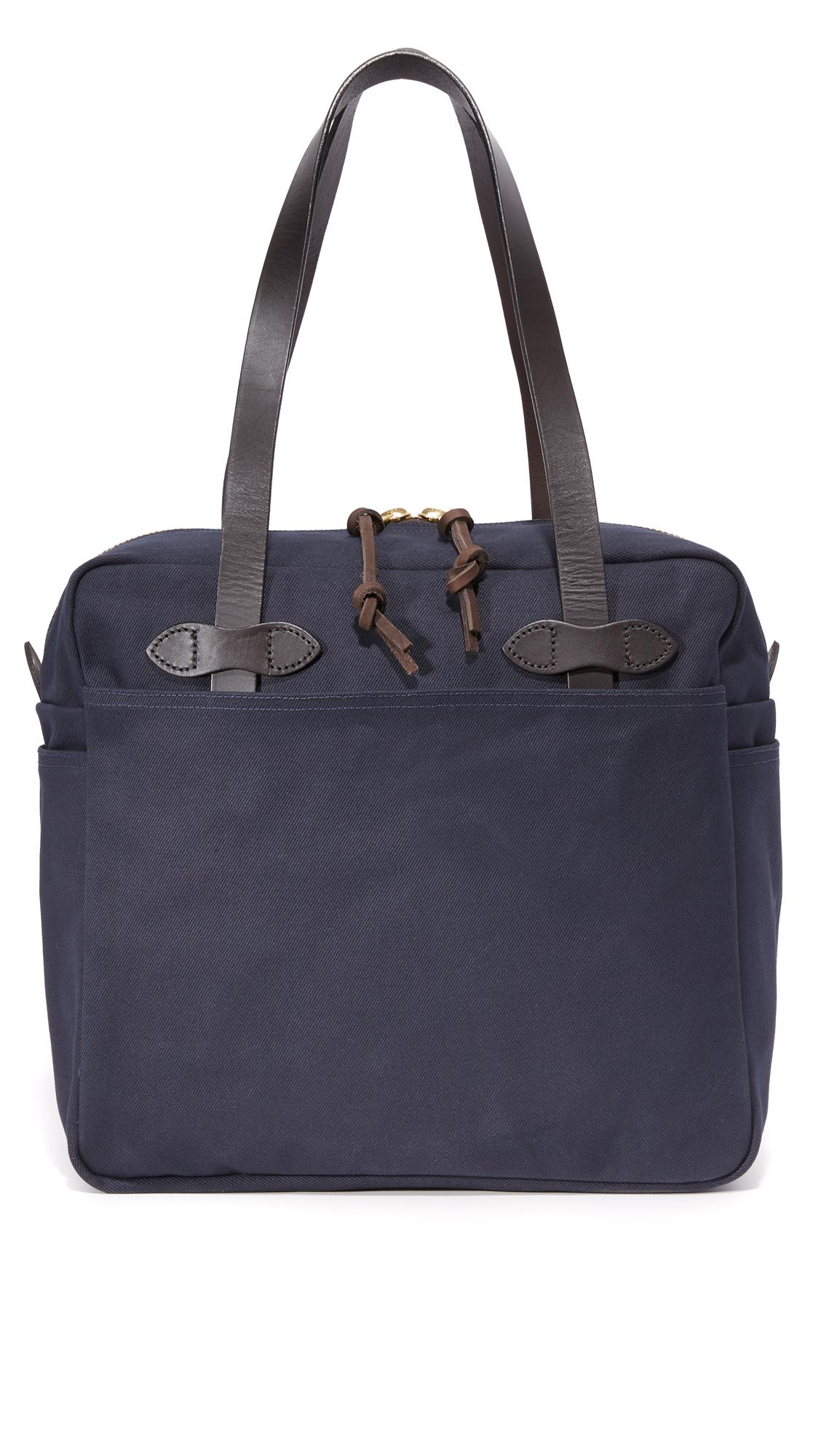 Filson Canvas Tote Bag With Zipper in Navy (Blue) for Men ...