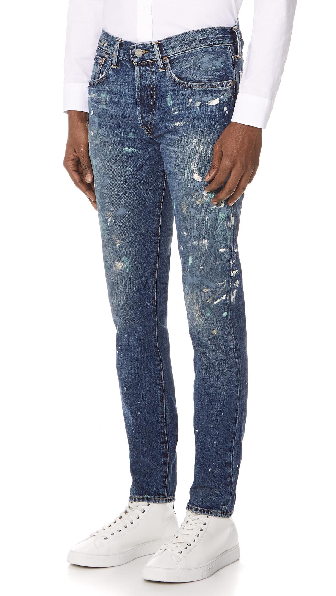ralph lauren paint splatter jeans