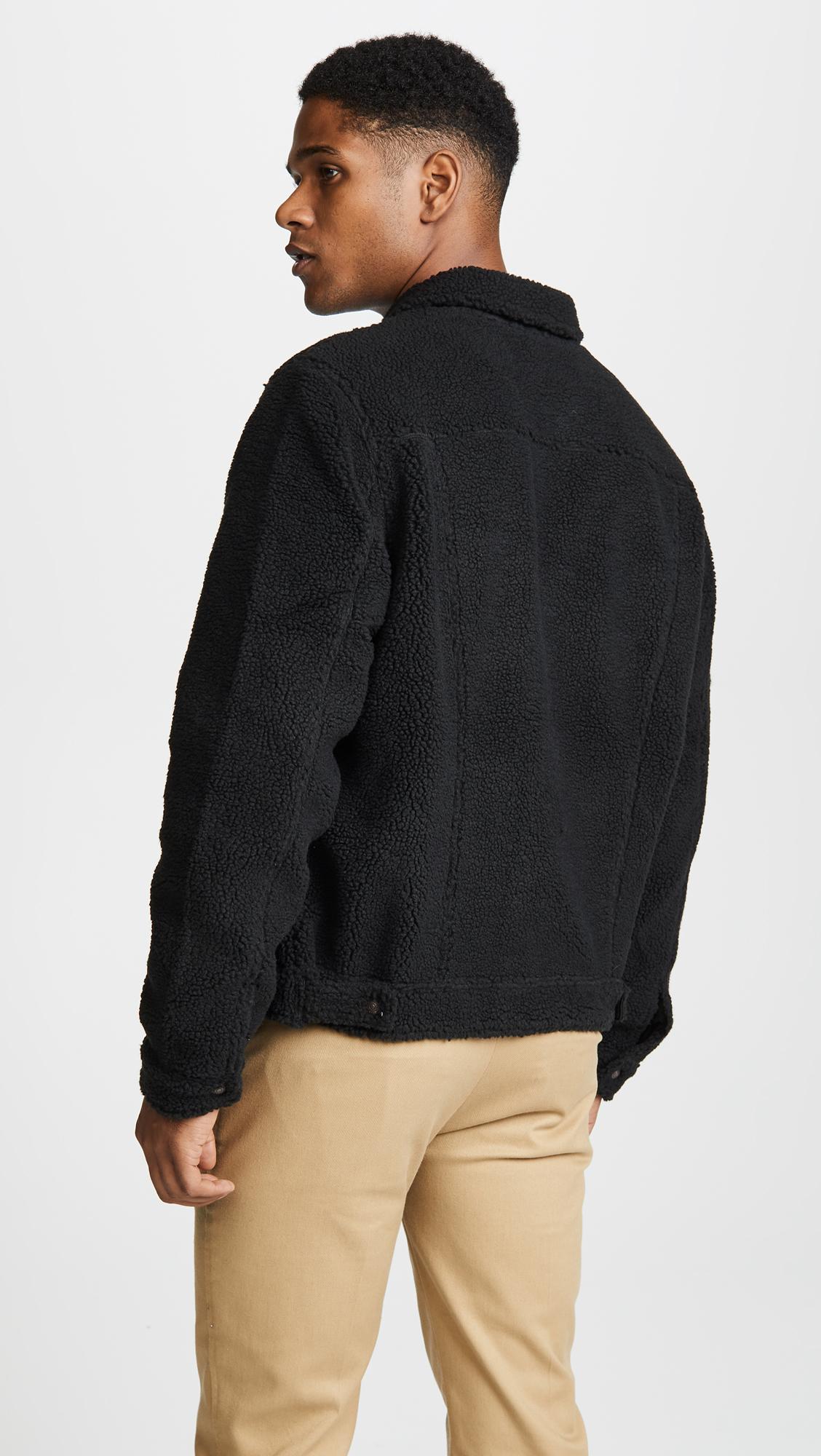 levis sherpa face trucker jacket