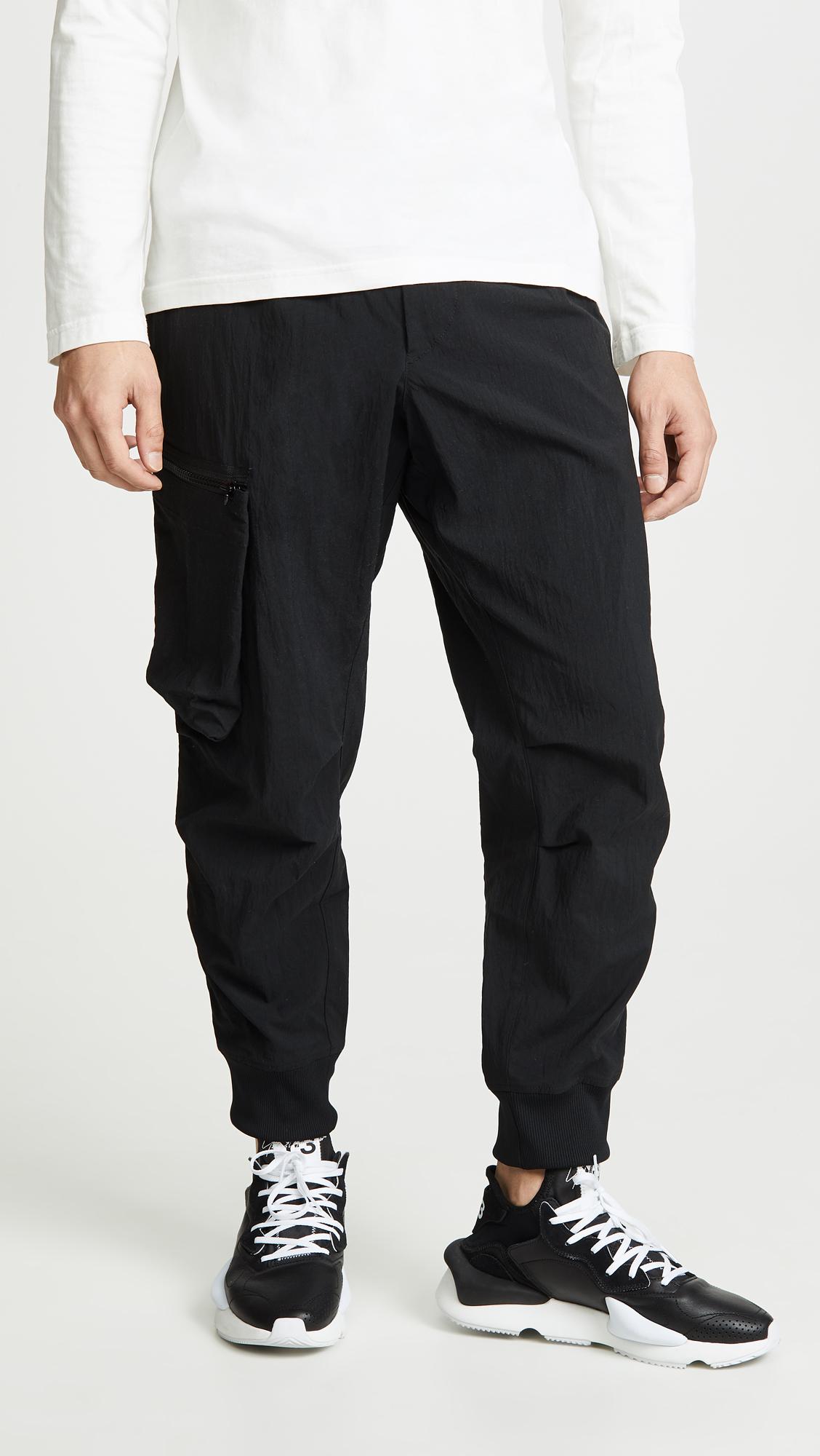 Y-3 M Nylon Cargo Pants in Black for Men - Lyst
