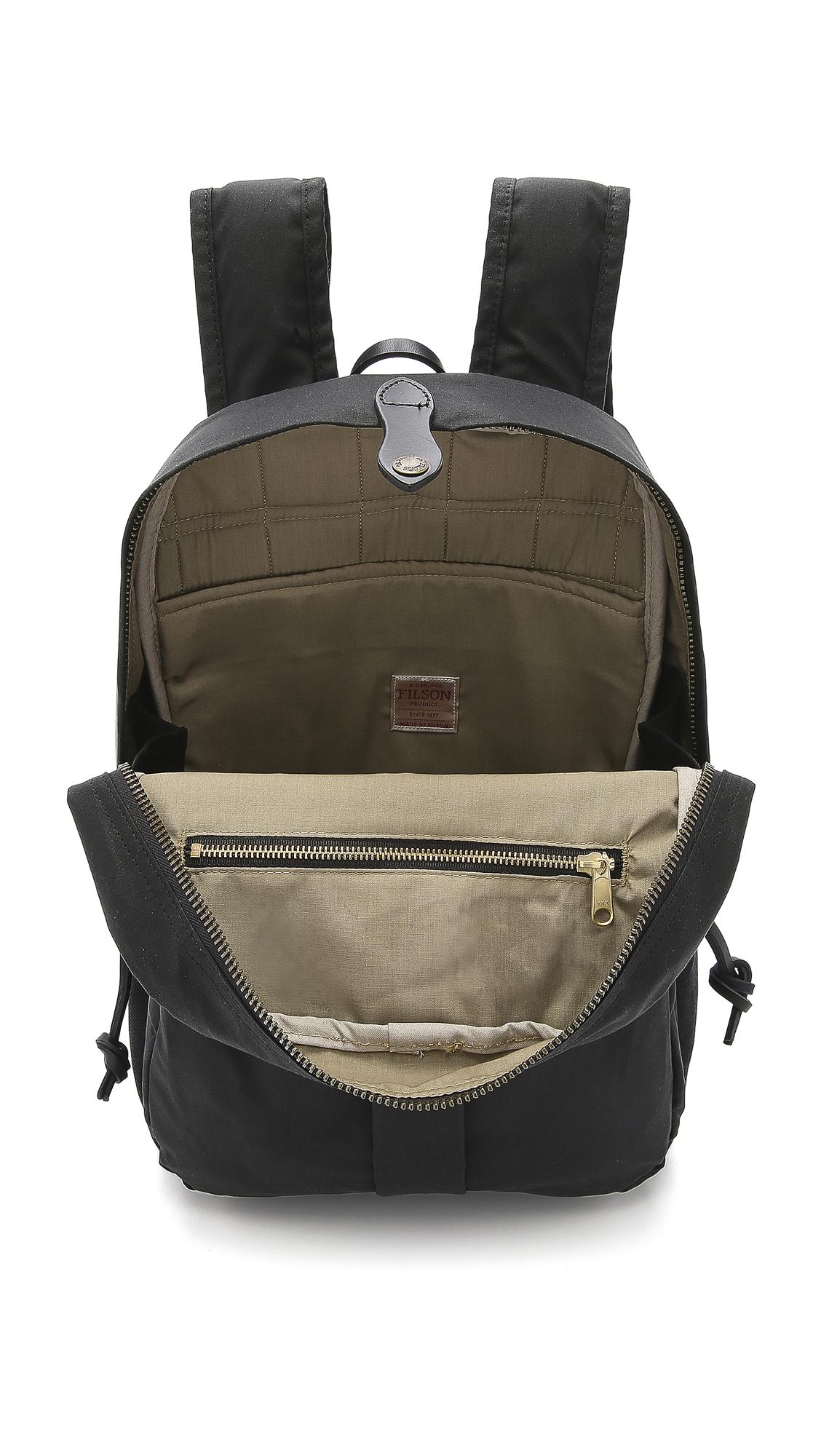 Filson Canvas Journeyman Backpack in Black for Men Lyst