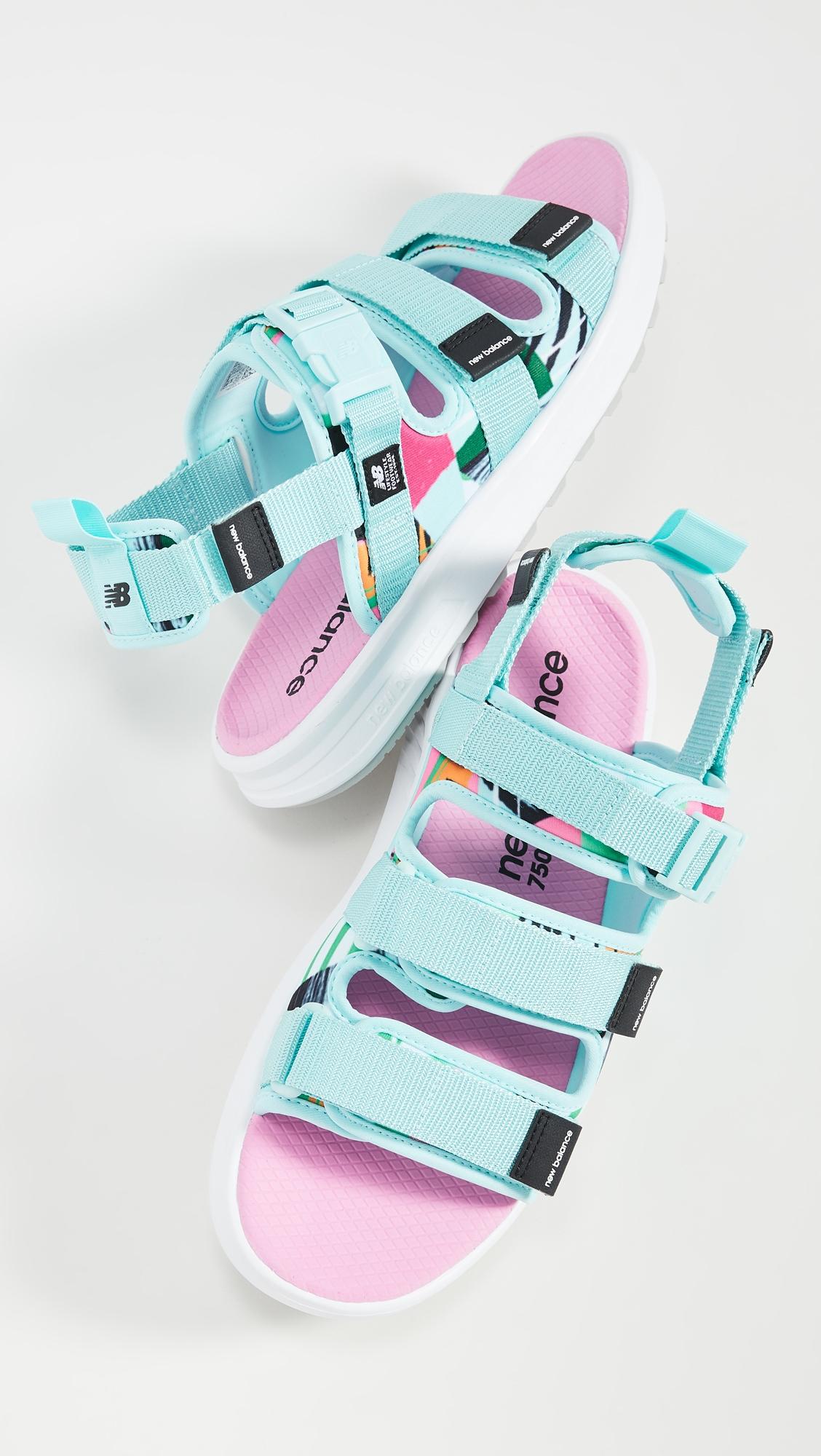 New Balance 750 Ankle Strap Sandals in Blue for Men Lyst