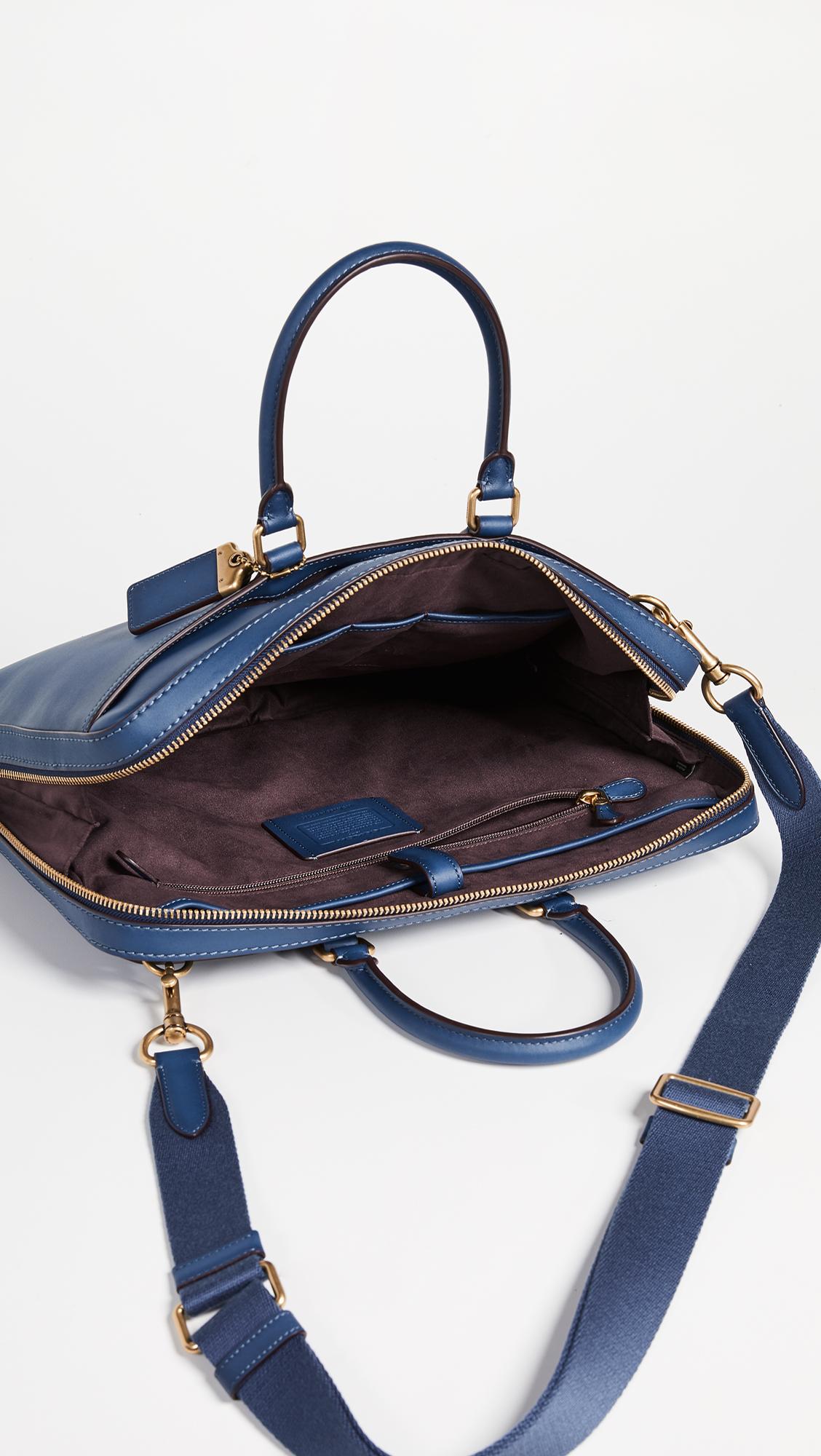 coach metropolitan slim brief