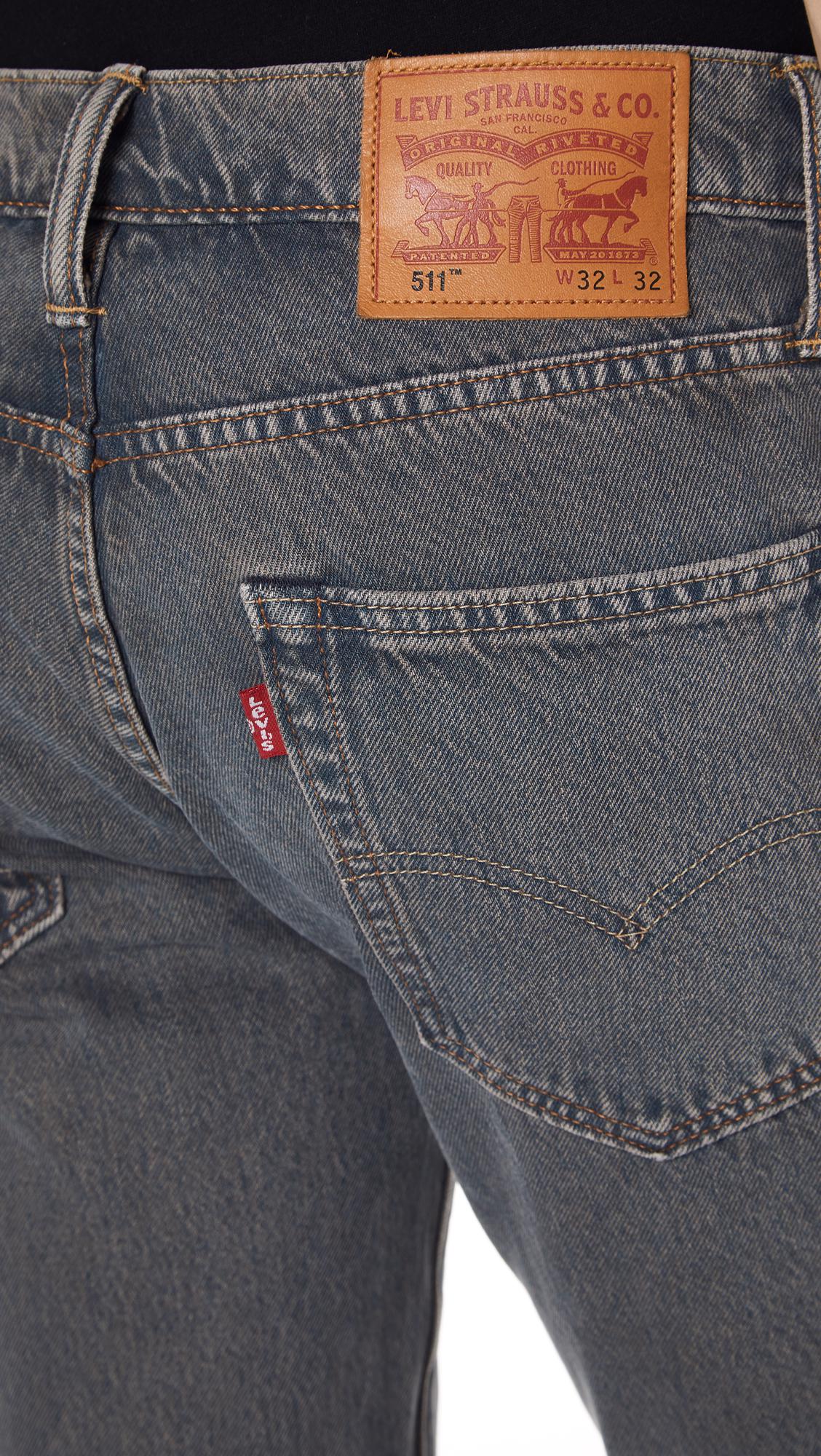 levis 511 charcoal