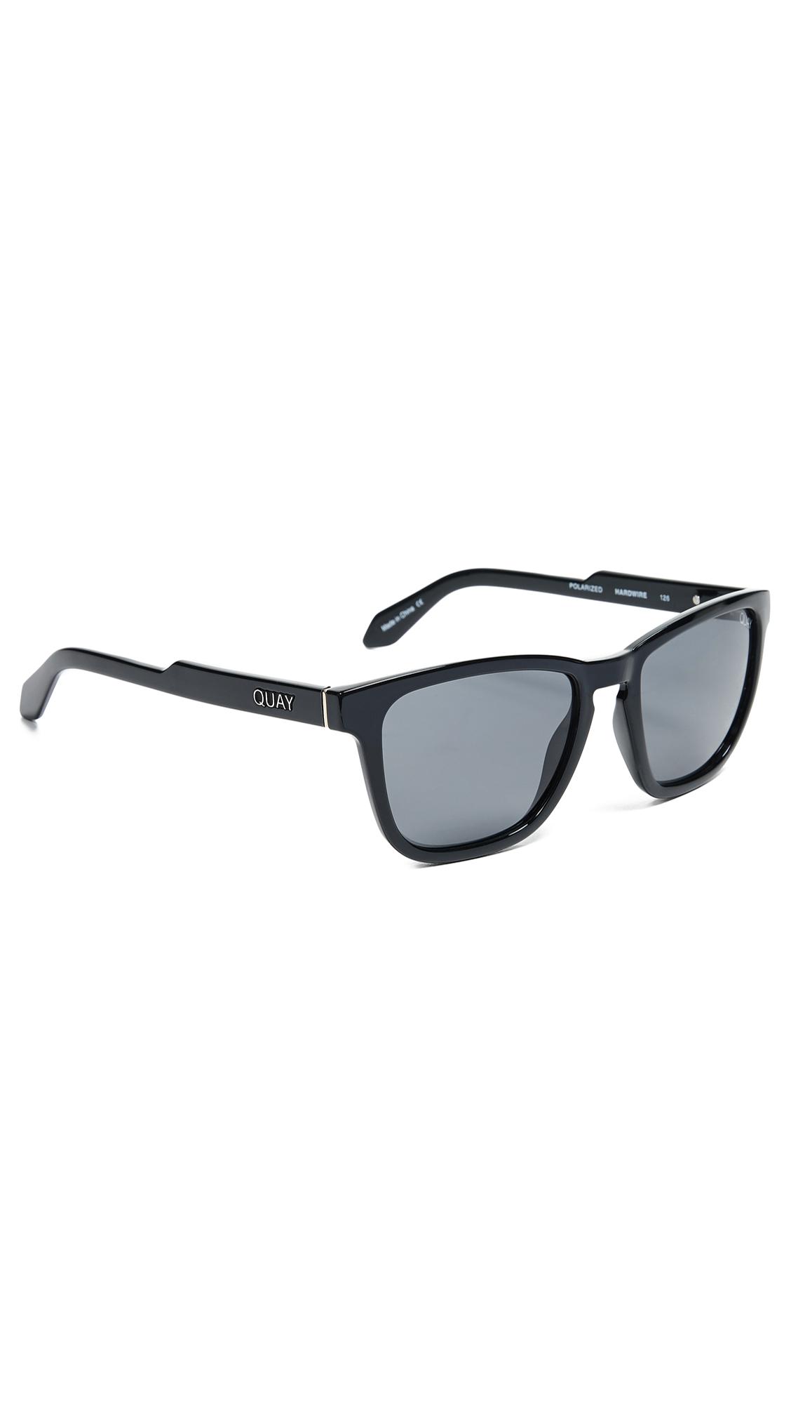 Quay Hardwire Sunglasses in Black/Smoke (Black) for Men Lyst