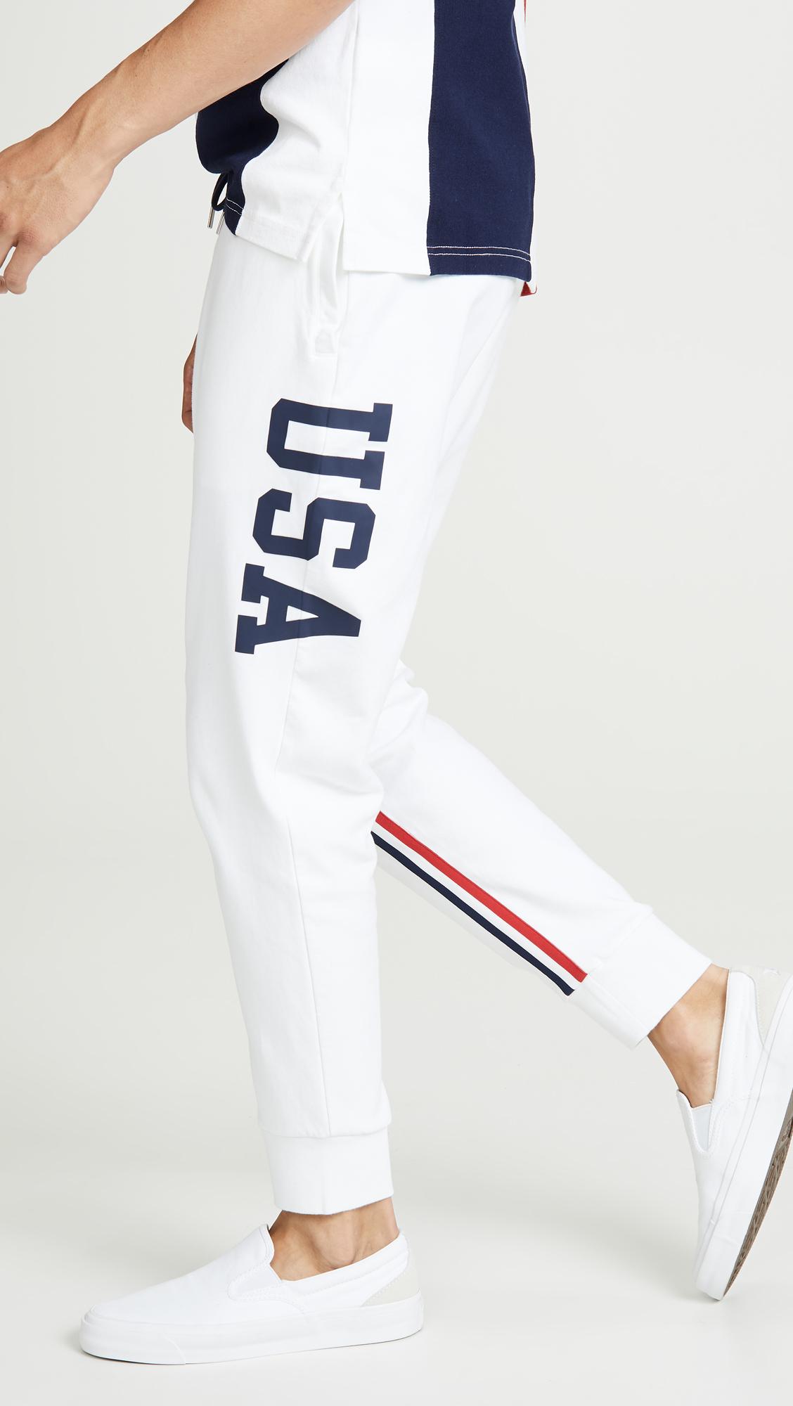 White Polo Joggers Switzerland, SAVE 48% 