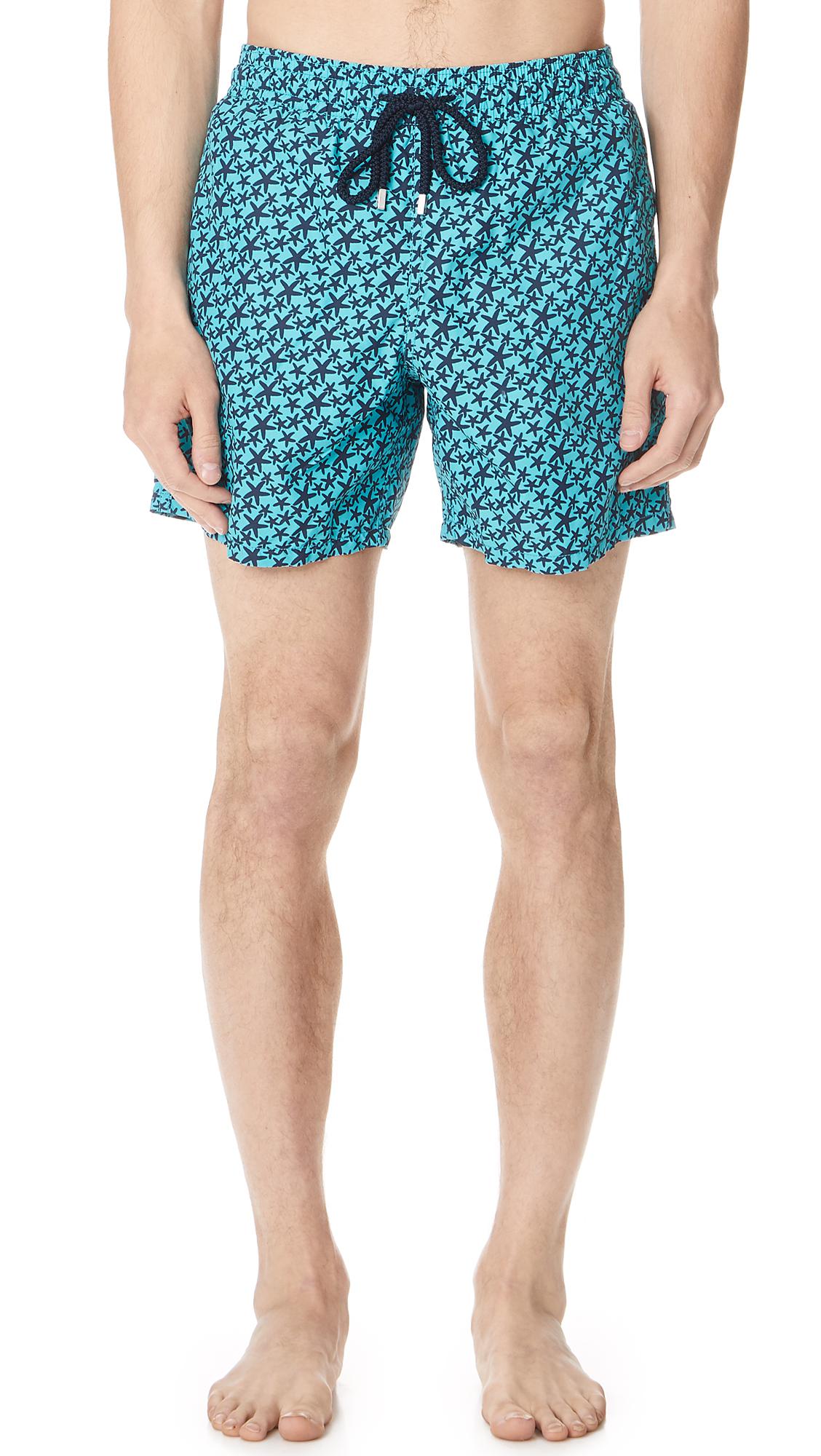 Vilebrequin Synthetic Moorea Swim Trunks in Blue for Men Lyst