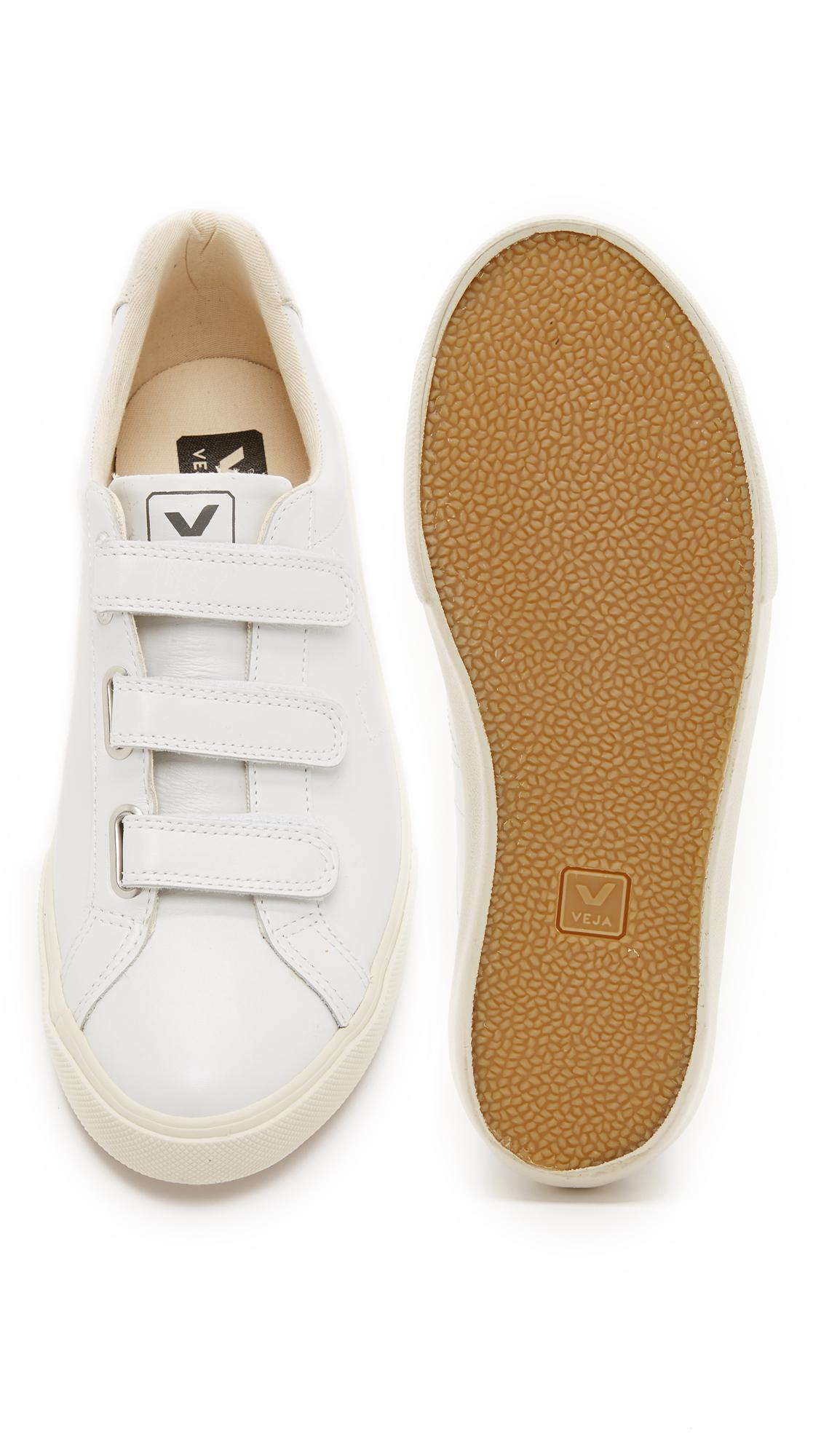 esplar velcro canvas white natural