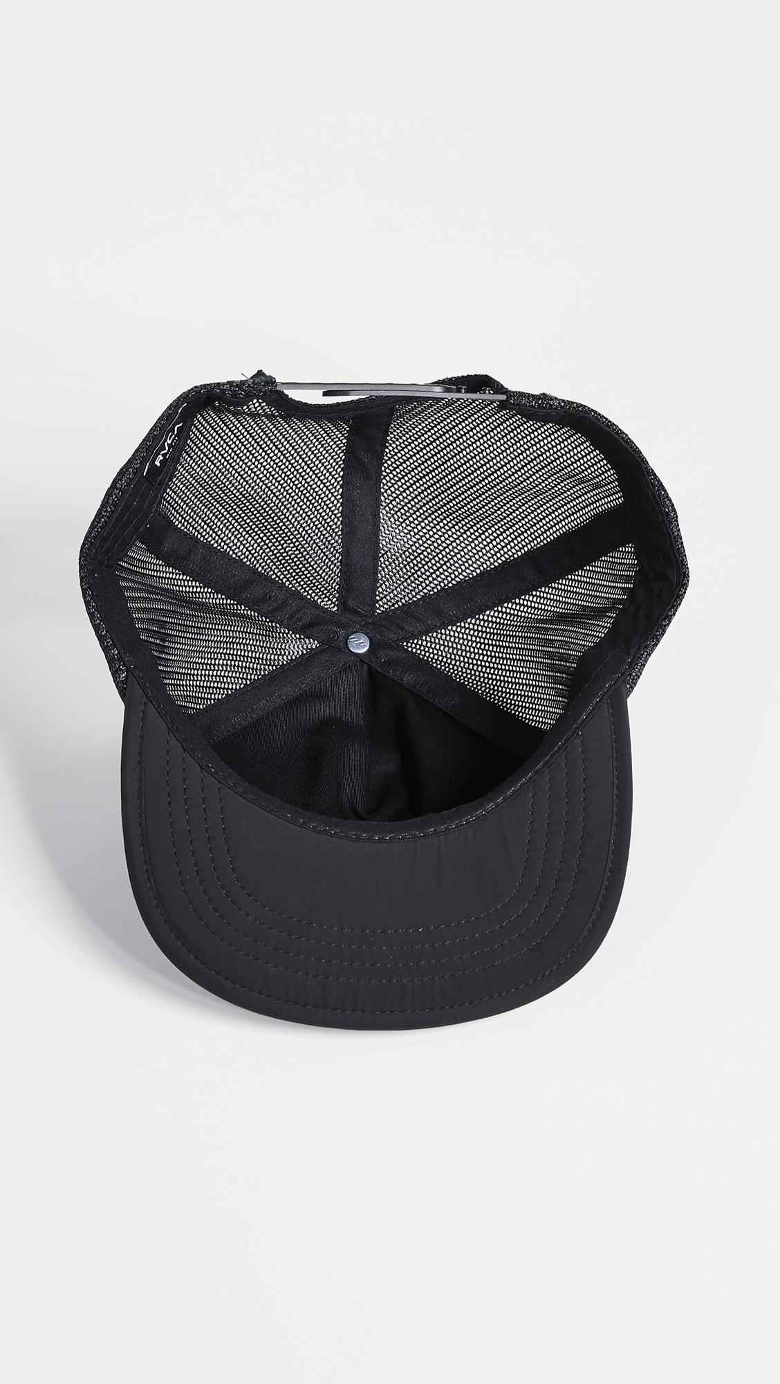 rvca travel trucker hat