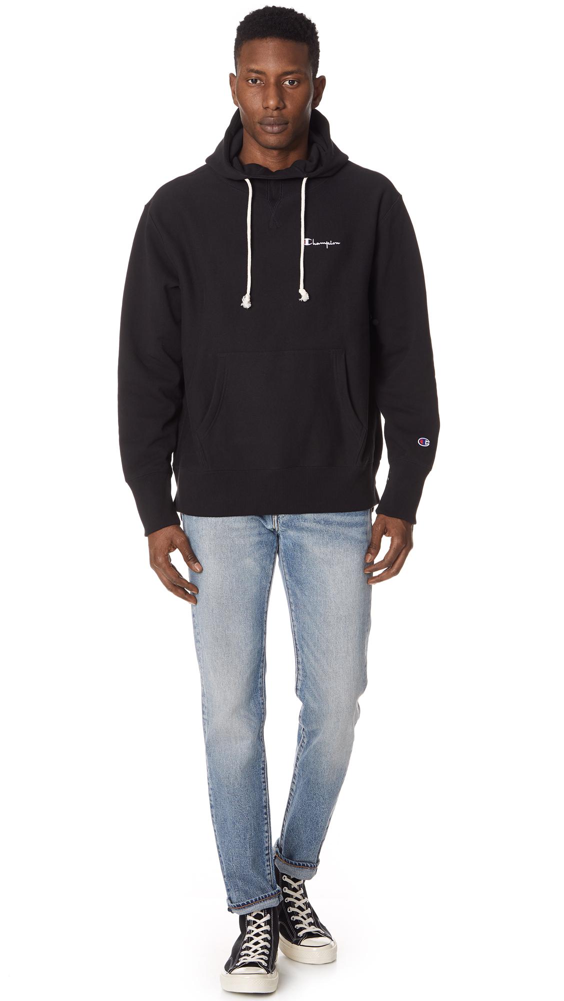 champion deconstructed hoodie