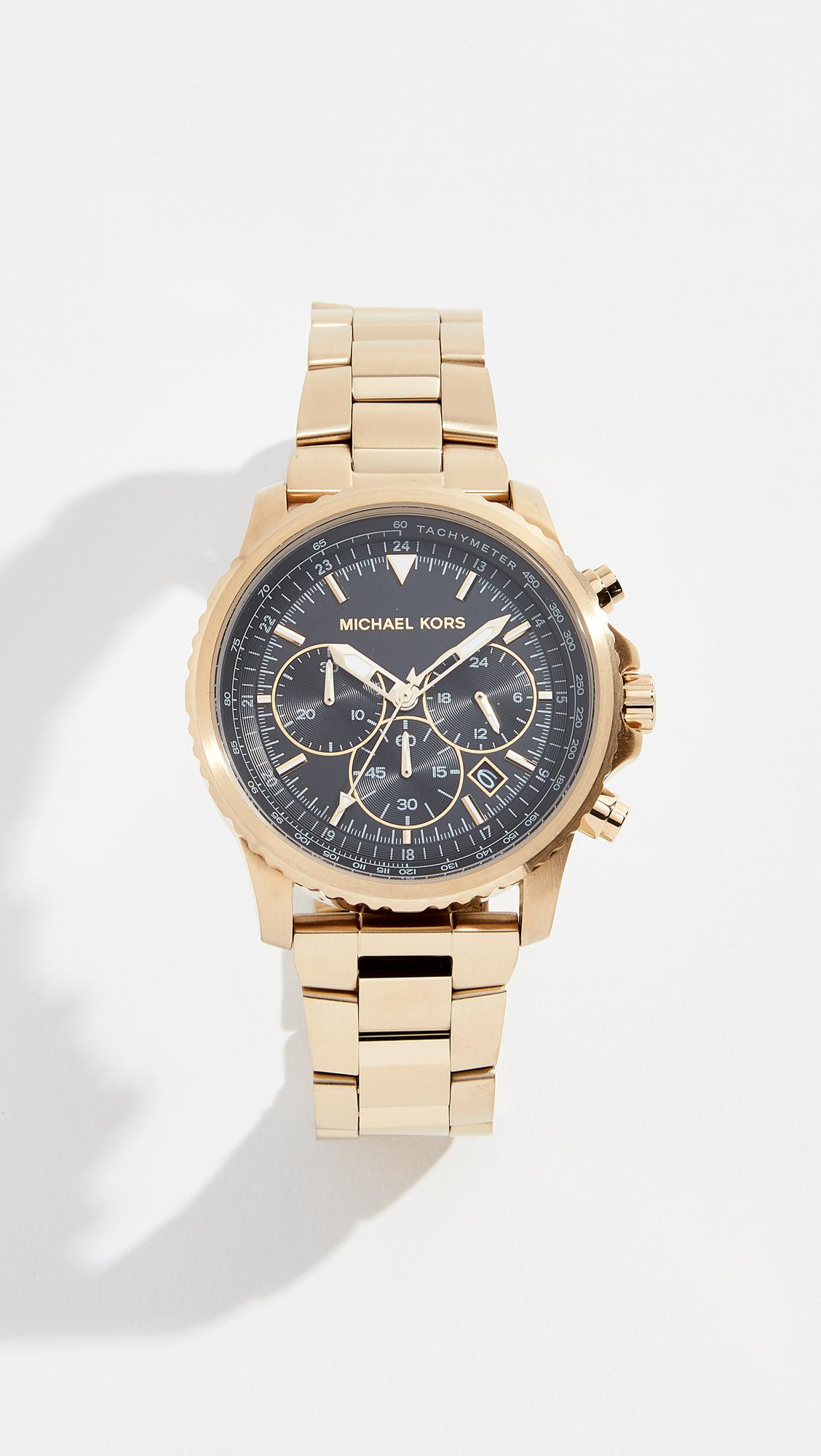 Michael Kors Theroux Watch in Gold 