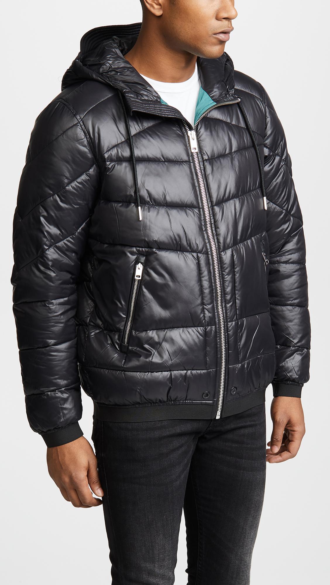 DIESEL Synthetic W-garrett Jacket in Black for Men - Lyst