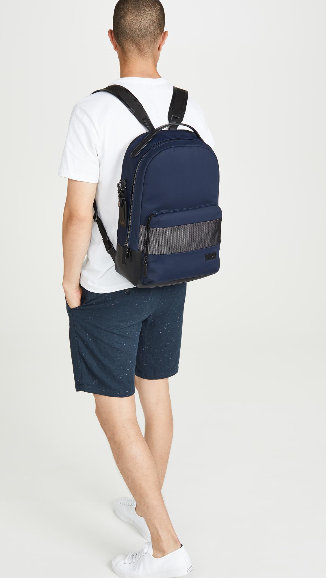 tumi harrison nylon webster backpack