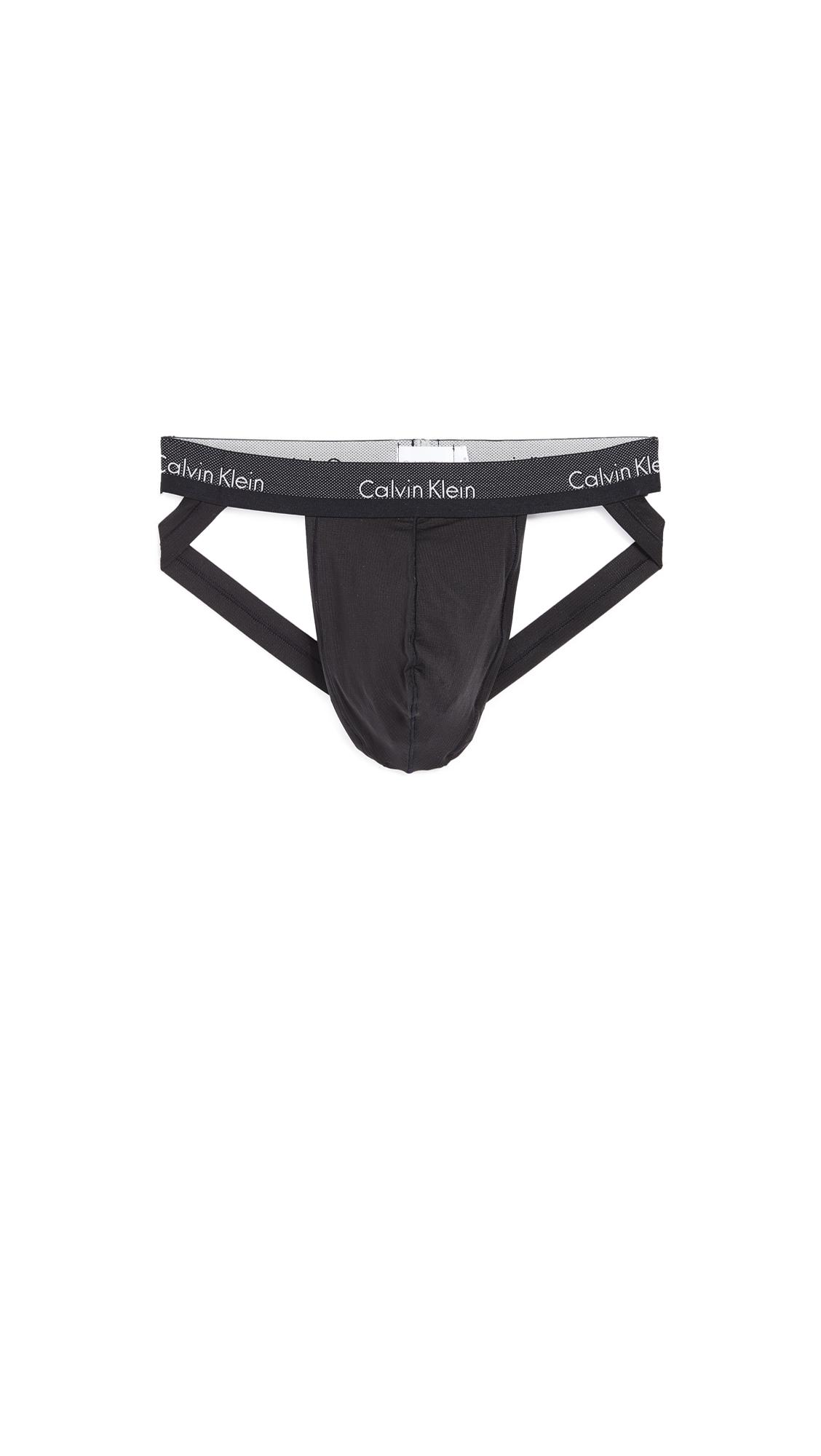 Calvin Klein Synthetic Jock Strap in Black for Men Lyst