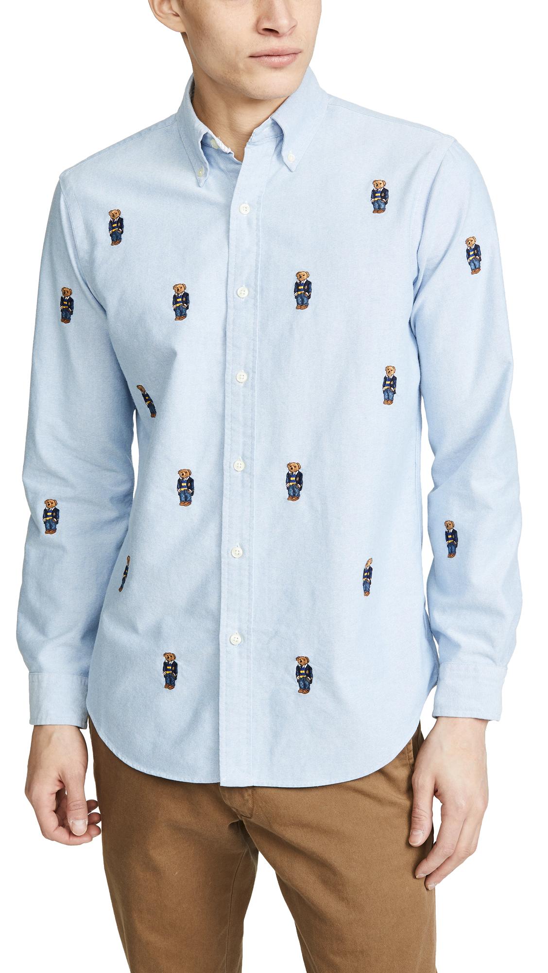 polo bear button up
