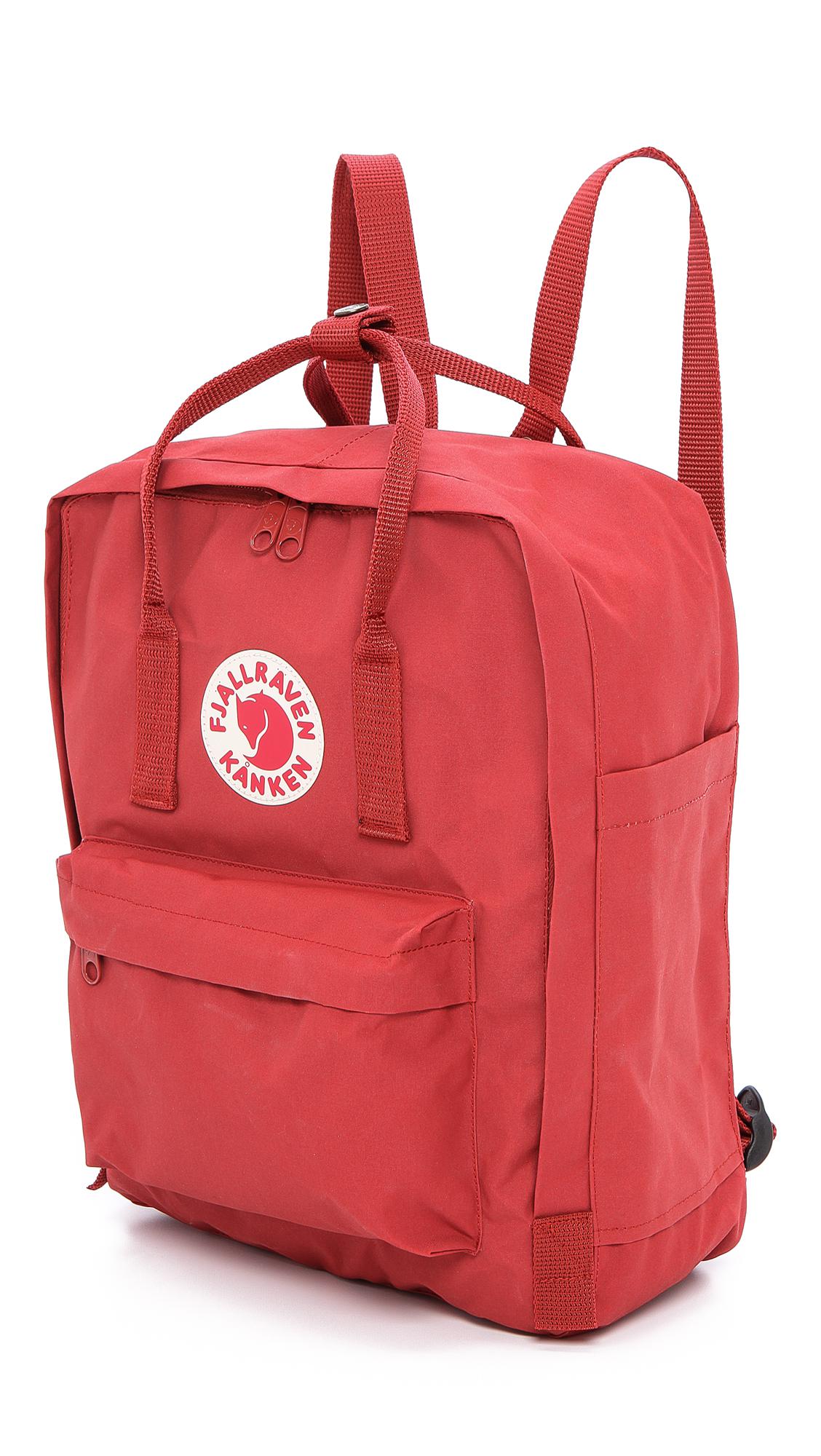 Fjallraven Synthetic Kanken Backpack in Deep Red (Red) for Men - Lyst