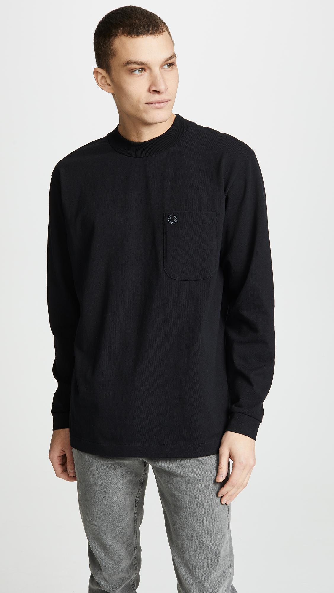 fred perry high neck
