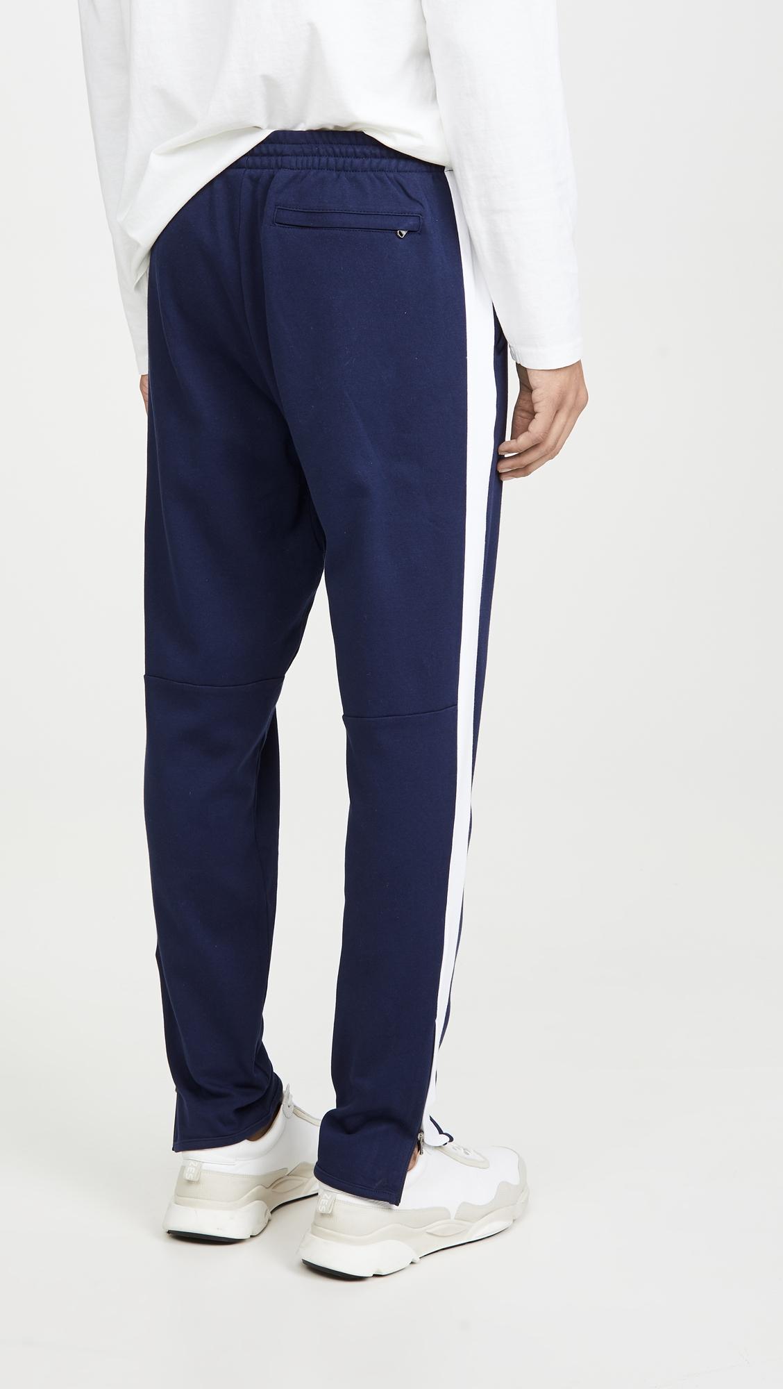 Polo Ralph Lauren Cotton Interlock Track Pants in Navy (Blue) for Men ...