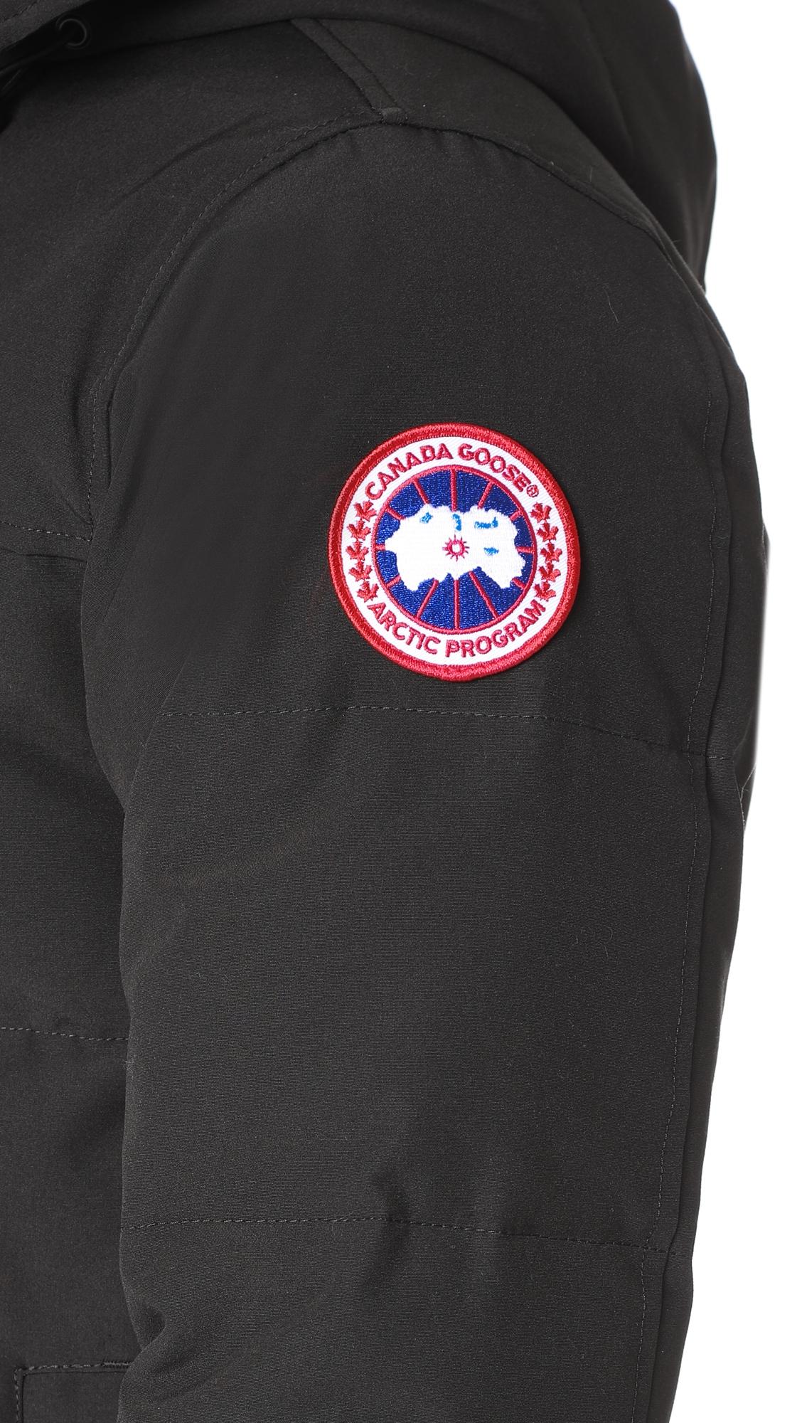 canada goose macmillan black logo