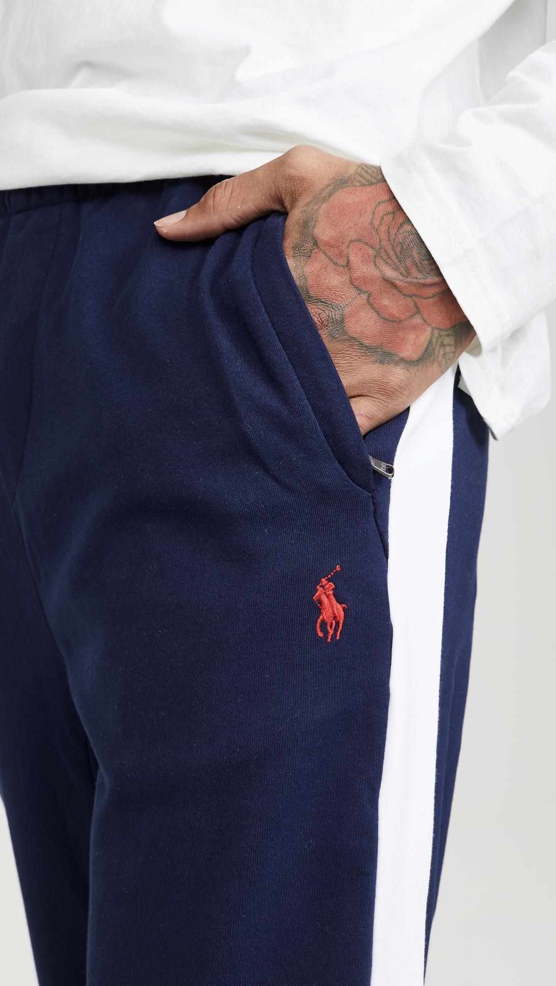 ralph lauren interlock track pants