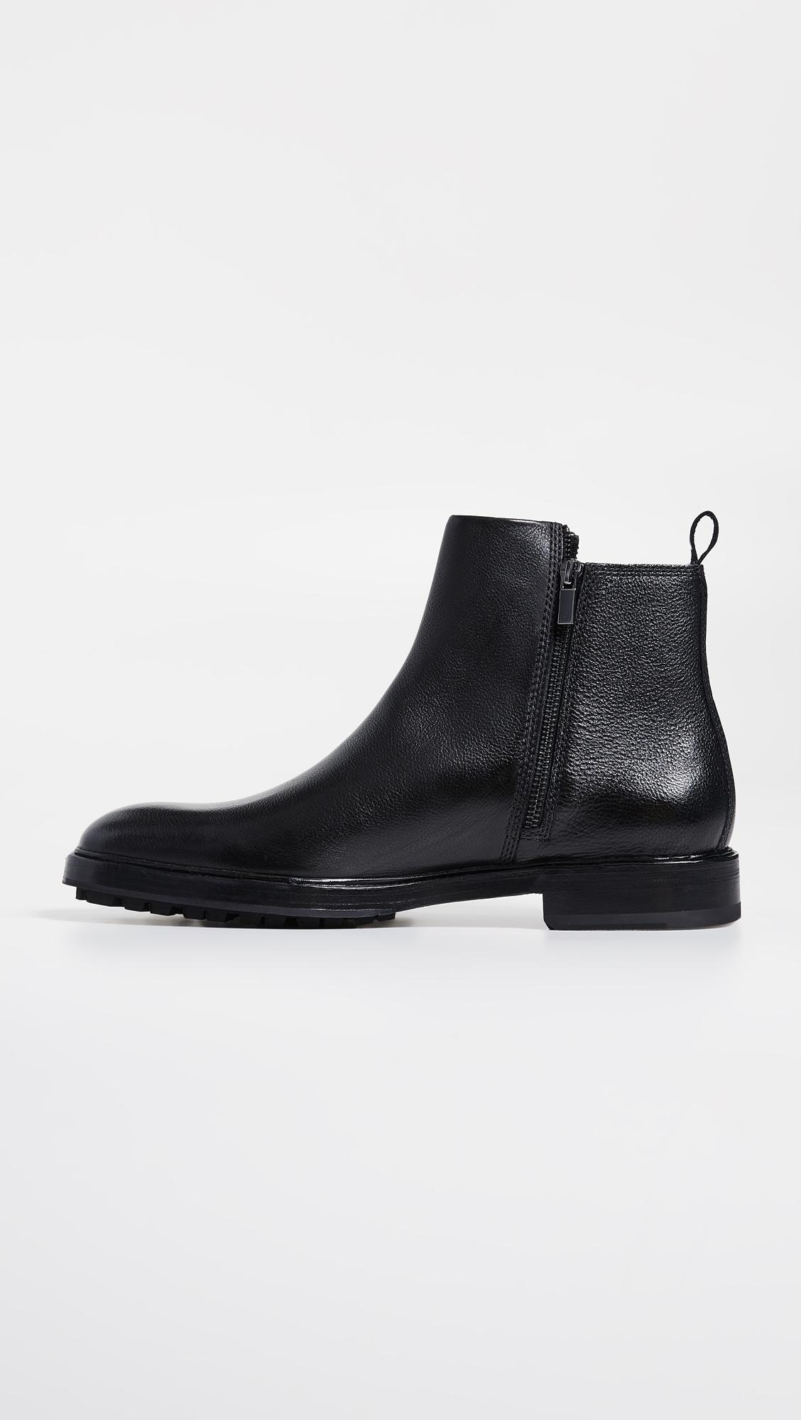 hugo boss zip boots