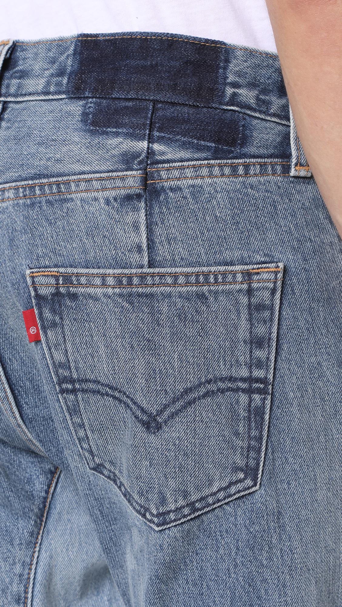 Levi's Custom Gusset Tapered Denim Jeans in Indigo (Blue) for Men - Lyst