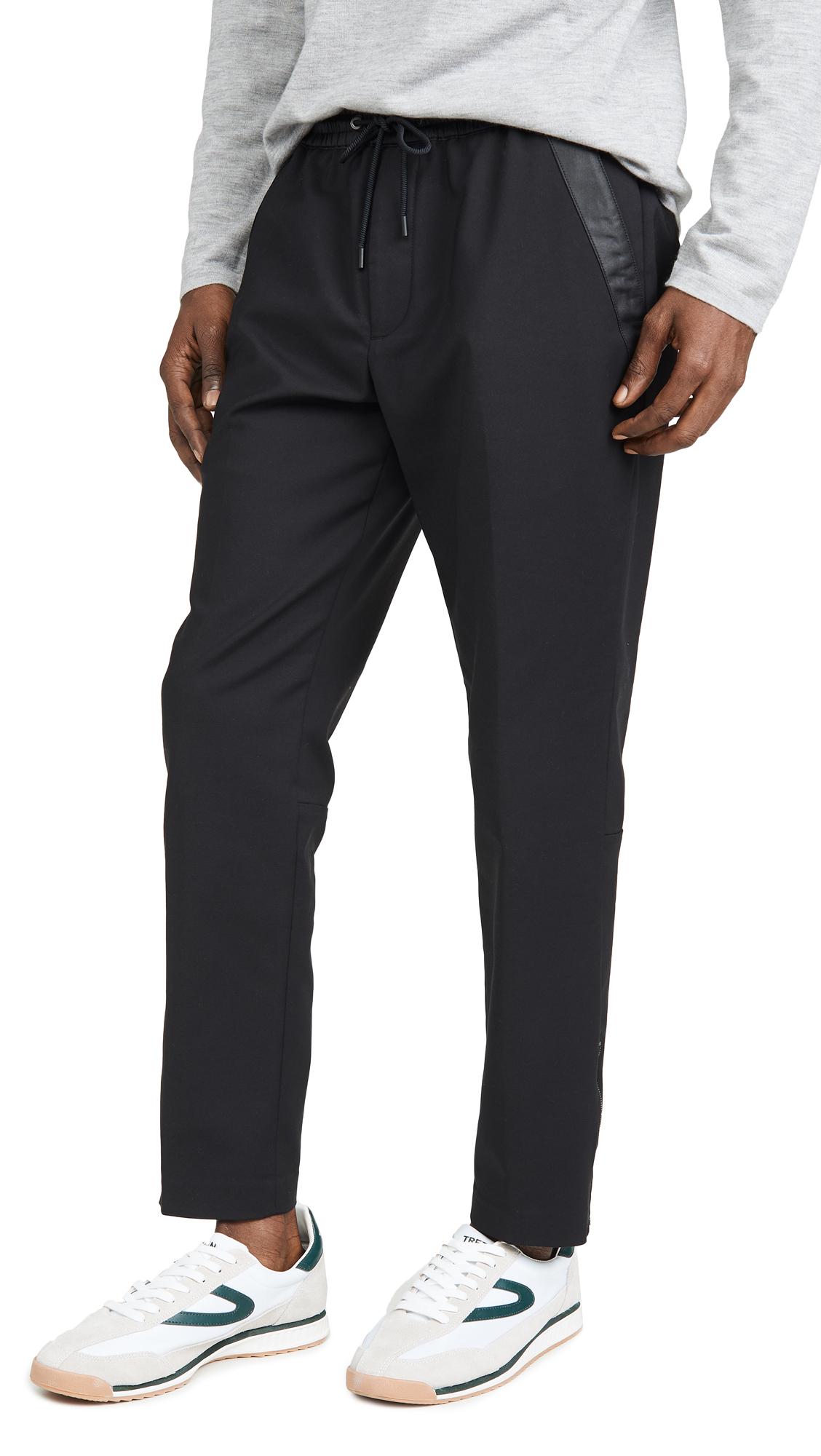 Club Monaco Cotton Travel Pants in Black for Men - Lyst