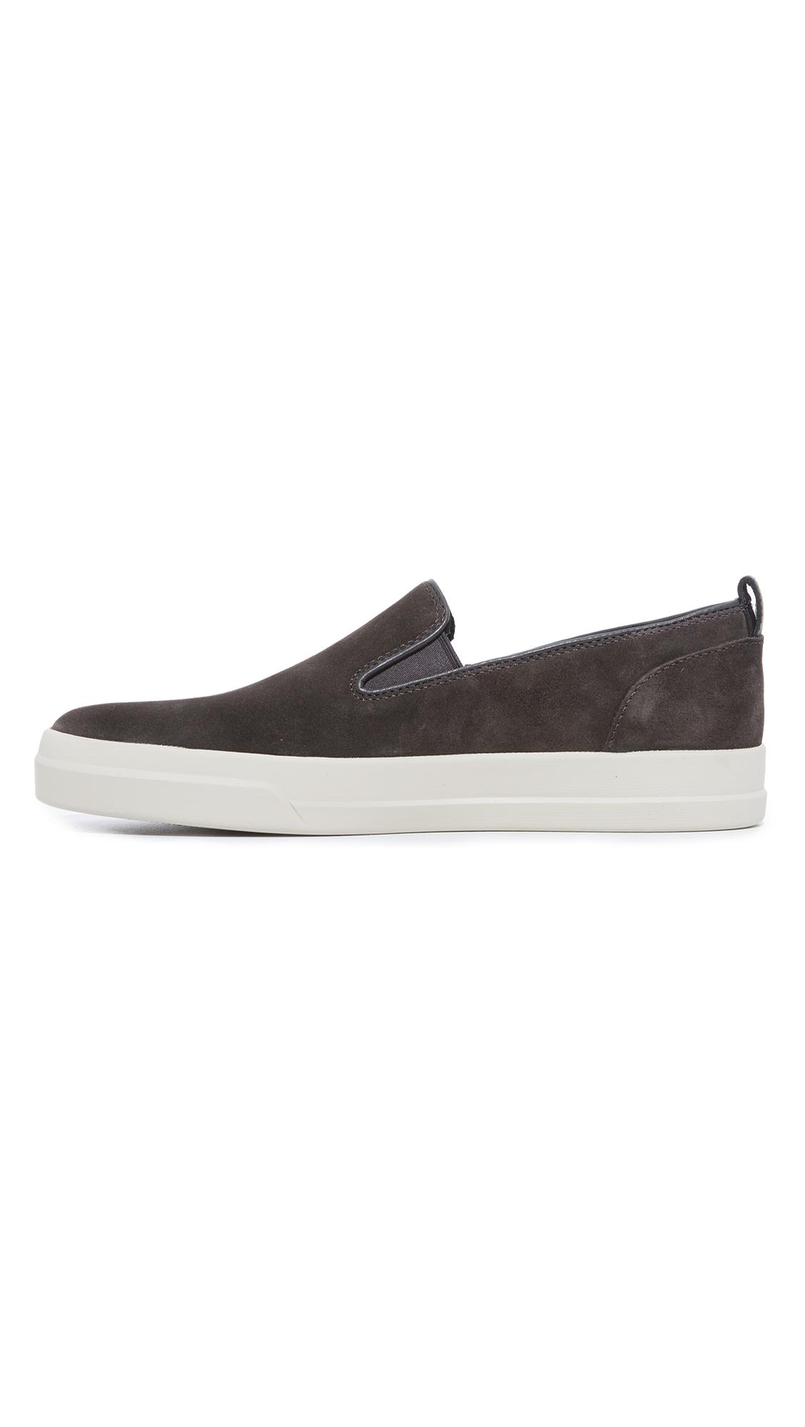 Vince Carson Suede Slip On Sneakers for Men - Lyst