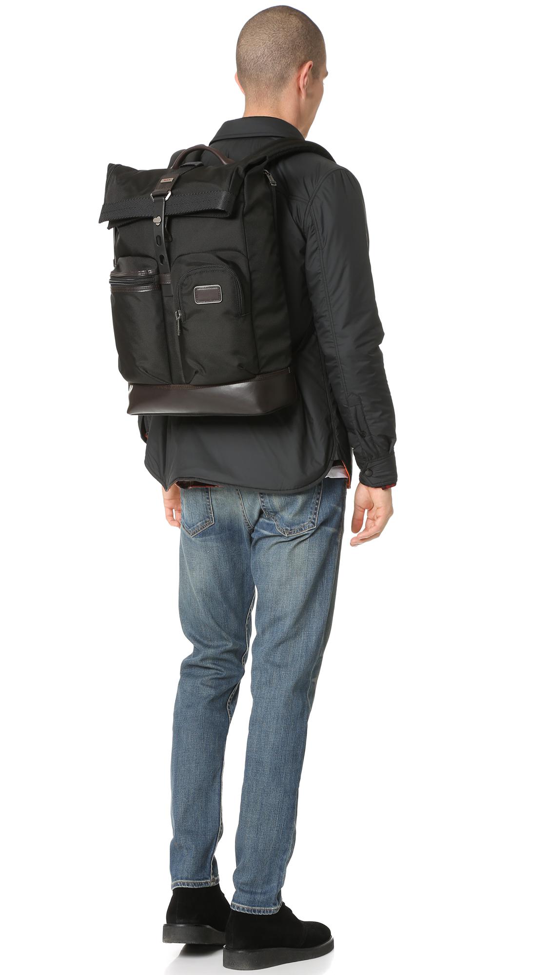Tumi luke top roll top