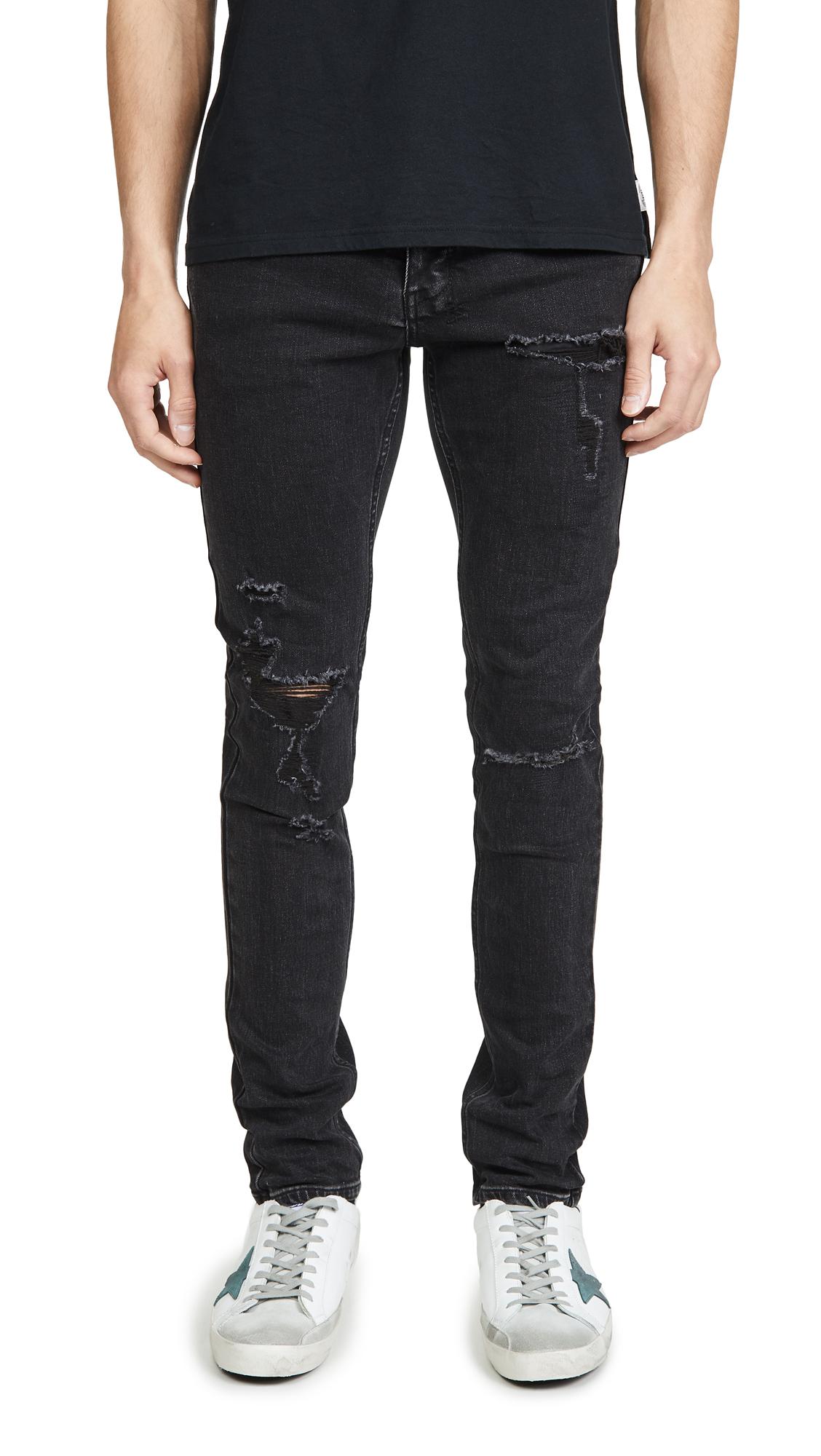Ksubi Denim Chitch Concrete Distressed Jeans in Black for Men - Lyst